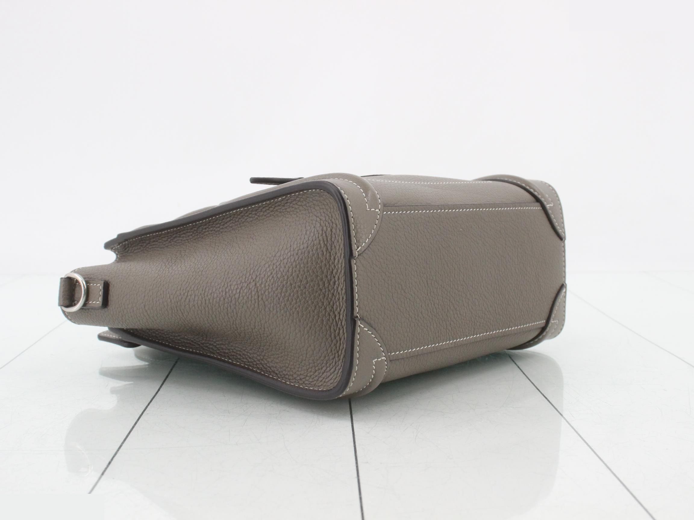 Luggage Nano Leather Handbag — view 5