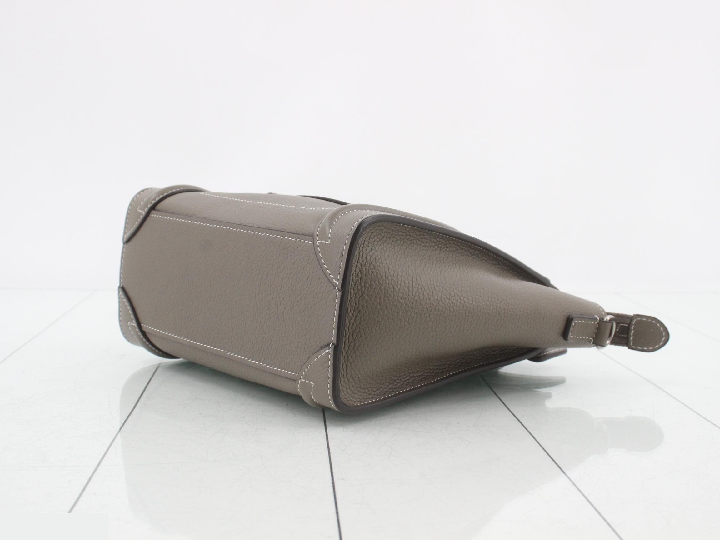 Luggage Nano Leather Handbag — view 6