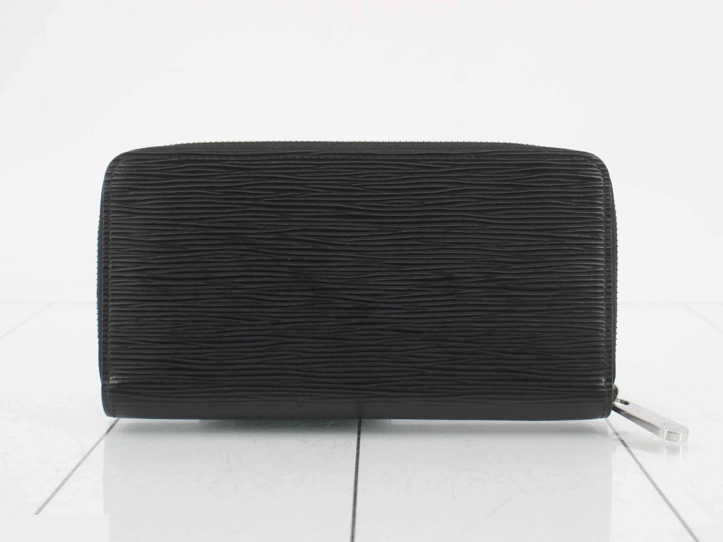 Epi Zippy Wallet Noir Round Zipper Long Wallet — view 2