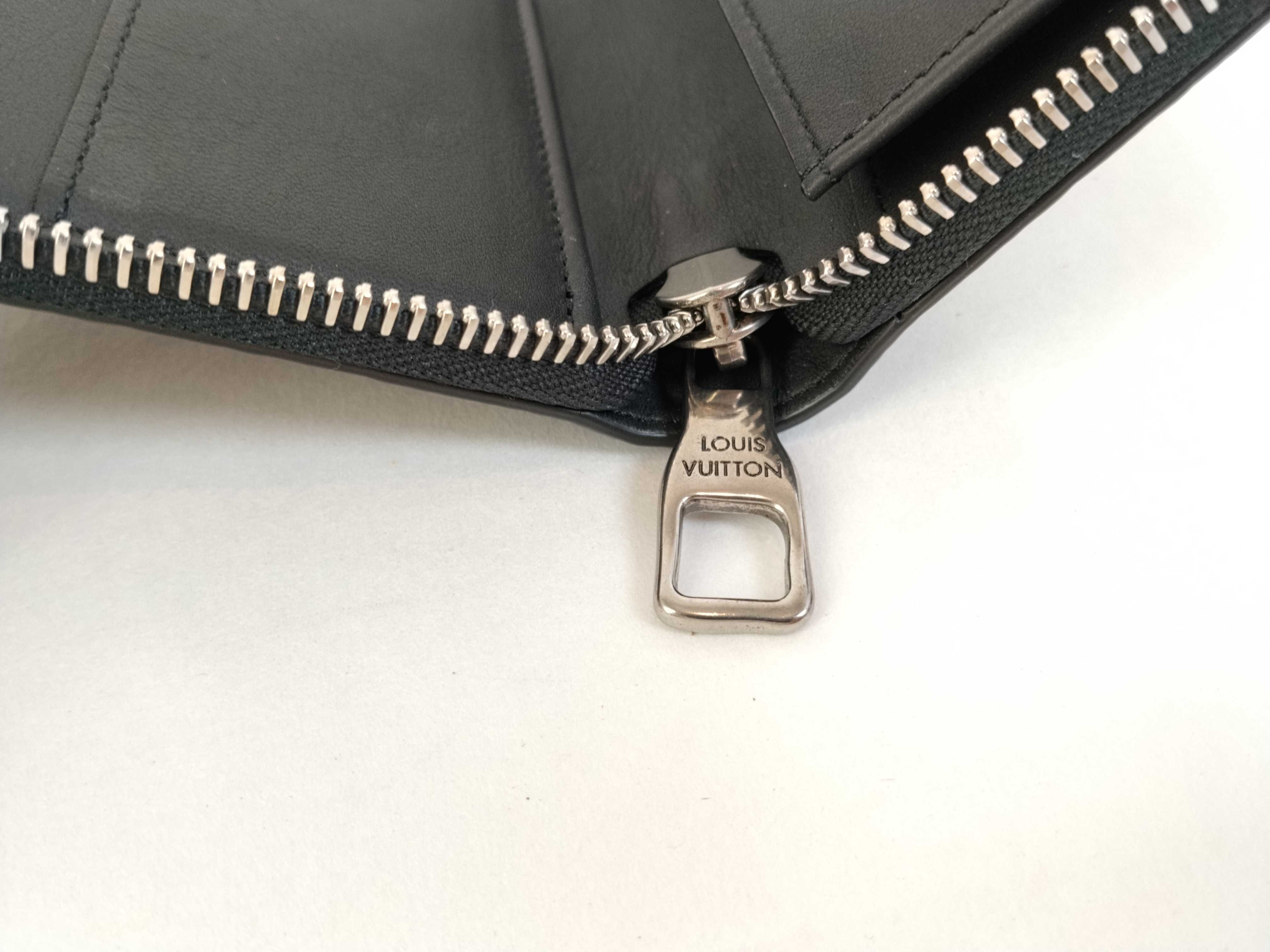 LV M81775 Monogram/Cowhide Leather Zippy Wallet Vertical — view 12