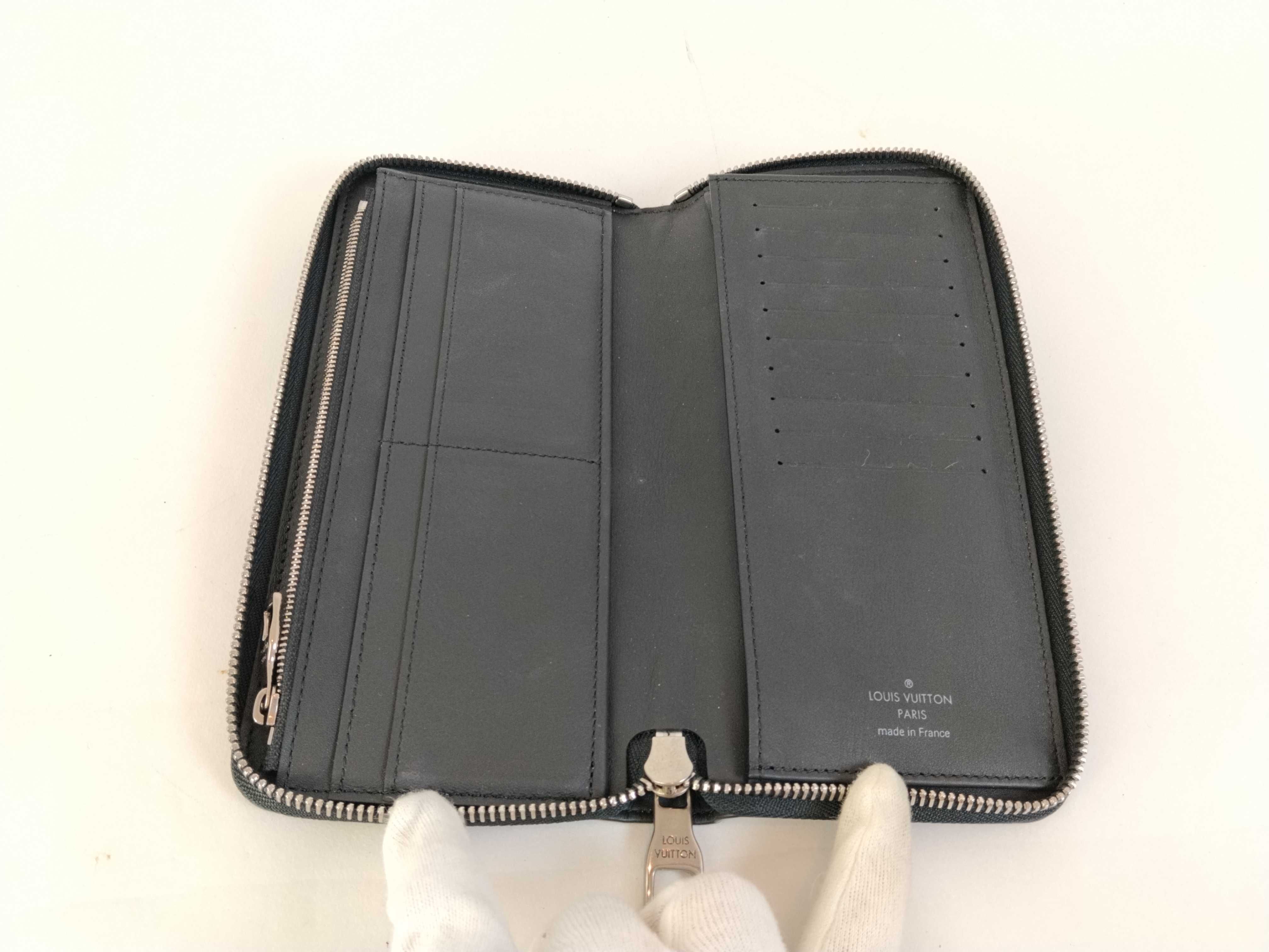 LV M81775 Monogram/Cowhide Leather Zippy Wallet Vertical — view 8