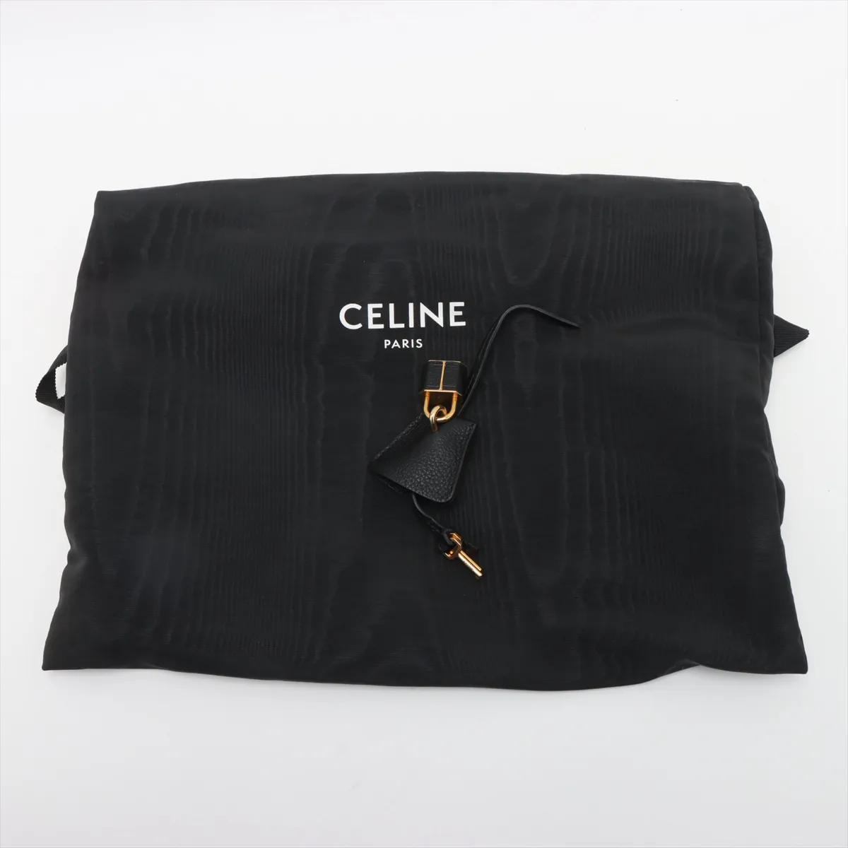 Small Cabas de France Leather 2-Way Handbag, Black — view 11