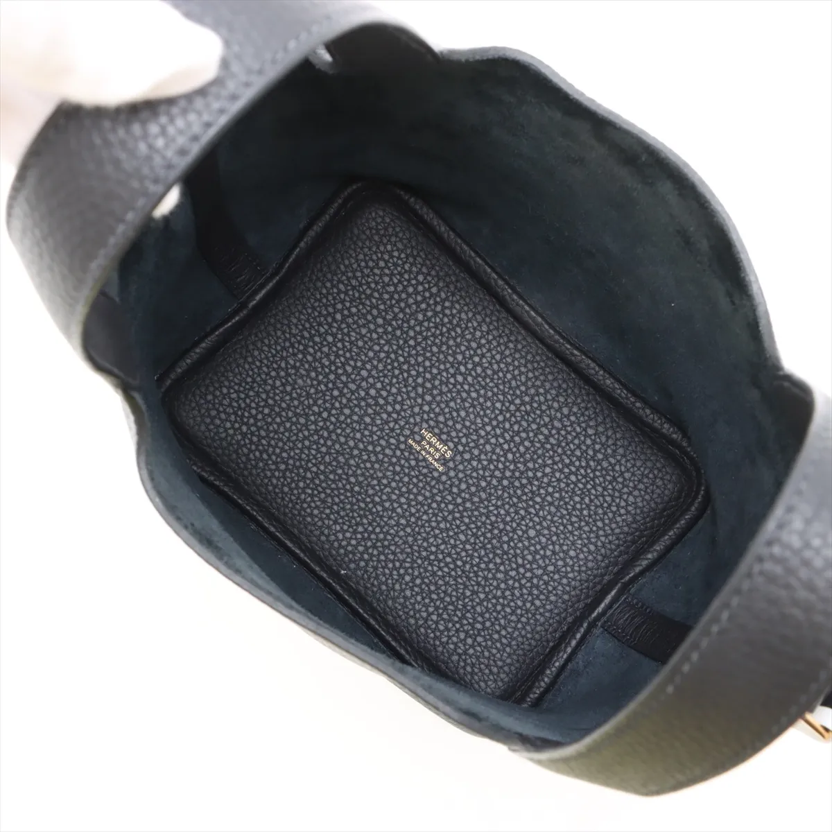 [Individually wrapped] Hermes Picotan Lock 18 PM Taurillon Clemence Cavern Gold hardware K:2025 — view 7