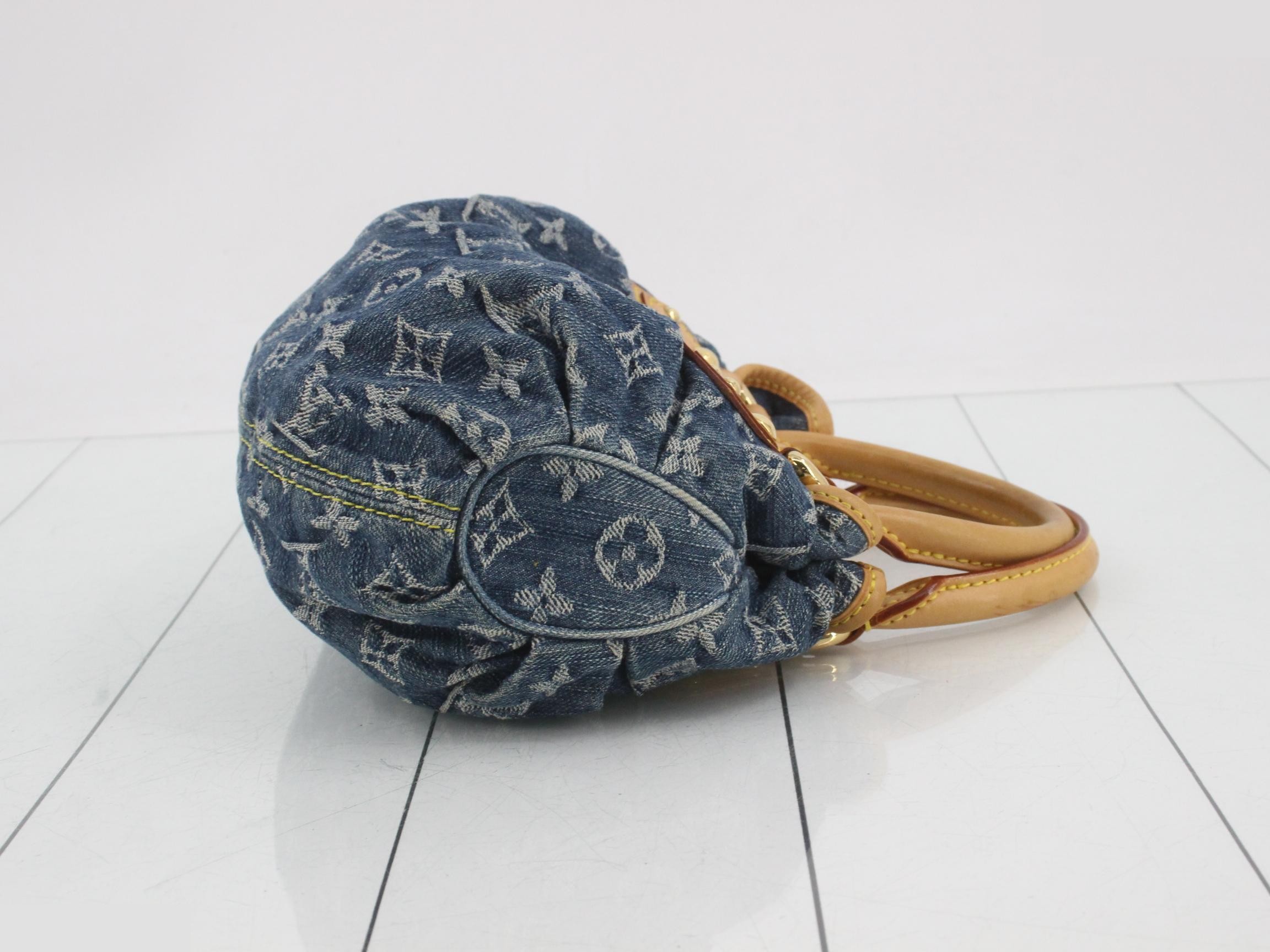 Monogram Denim M95020 VI0017 Navy — view 3