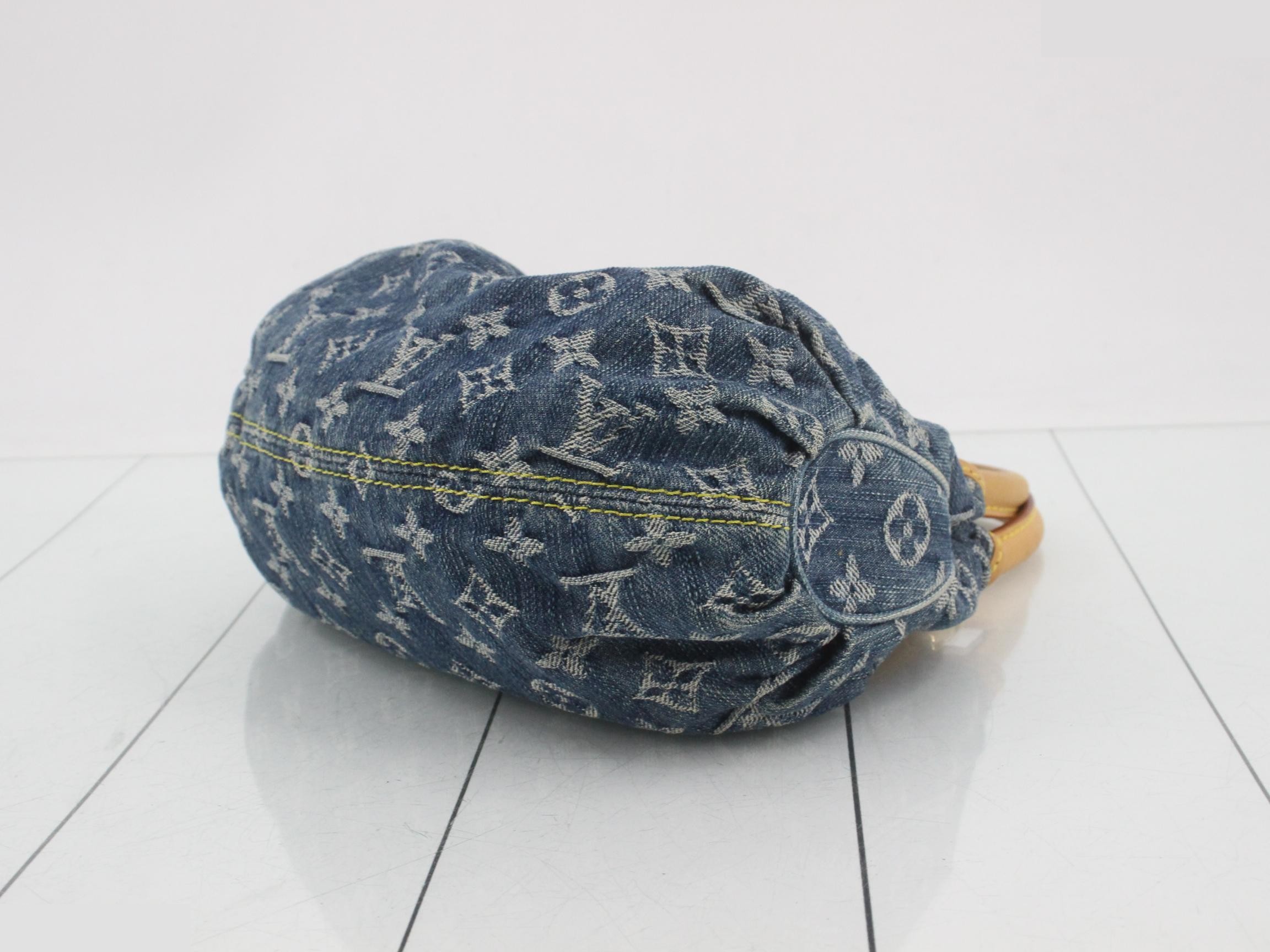 Monogram Denim M95020 VI0017 Navy — view 6