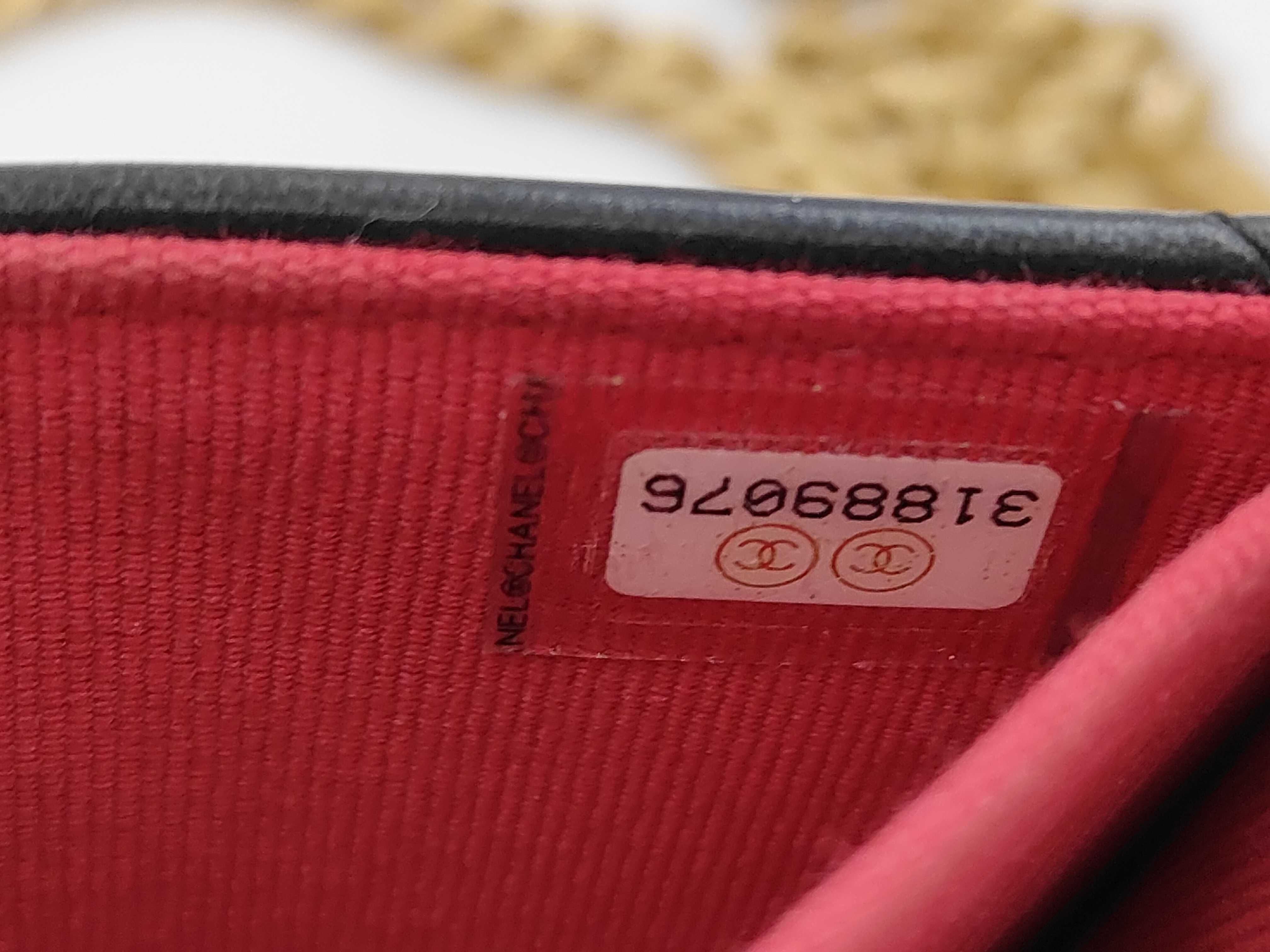 Matelassé Coco Mark Turnlock Wallet with Chain — view 11