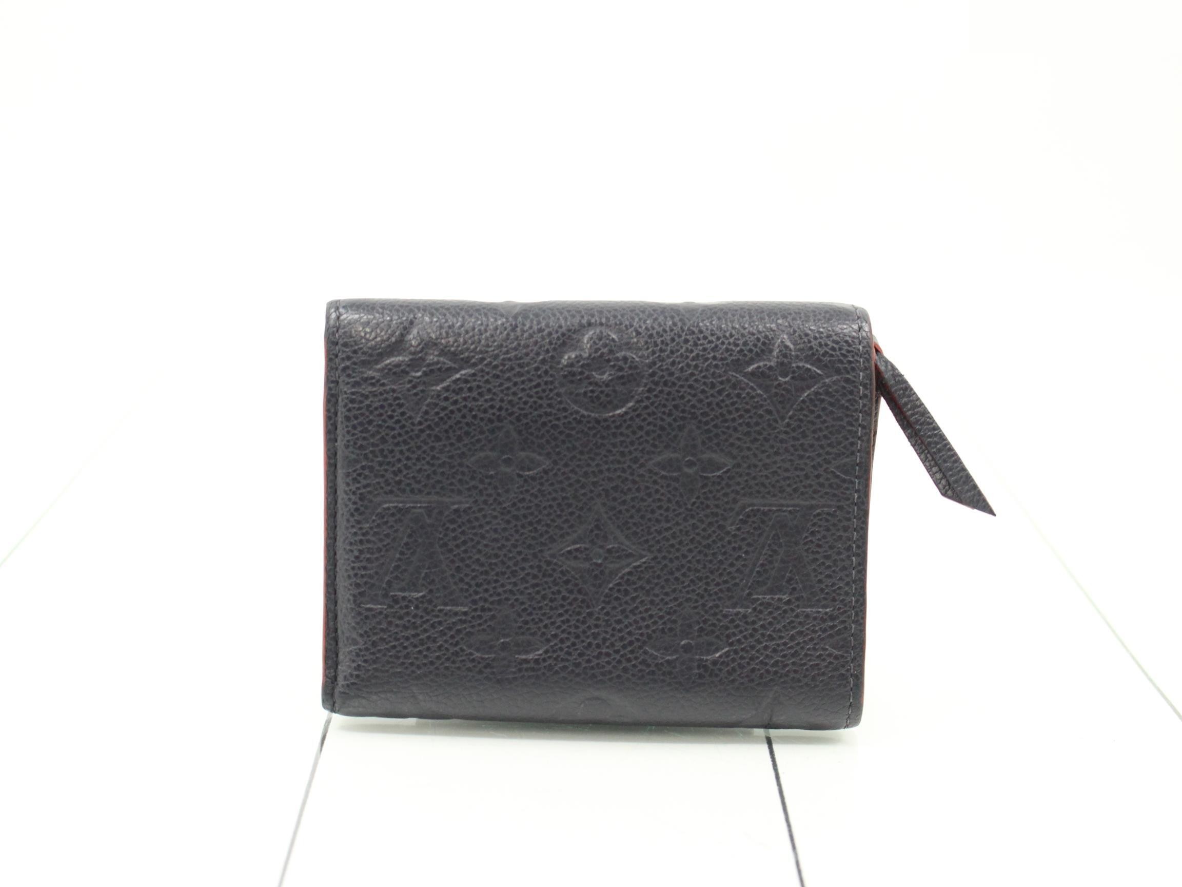 Portefeuille Victorine Marine Rouge — view 2