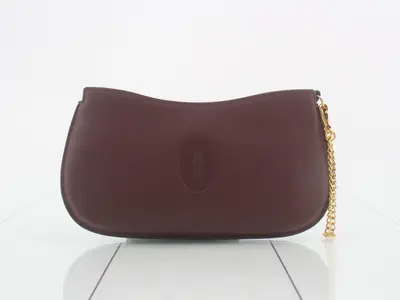 Mustline Chain Pouch Bordeaux