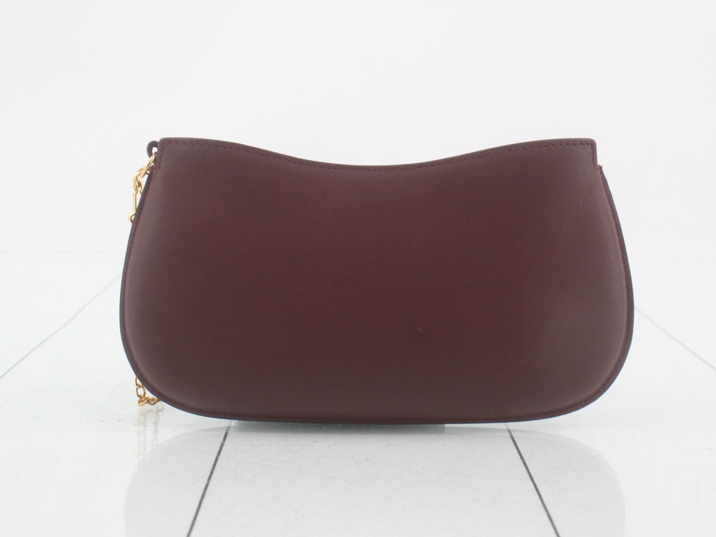 Mustline Chain Pouch Bordeaux — view 2