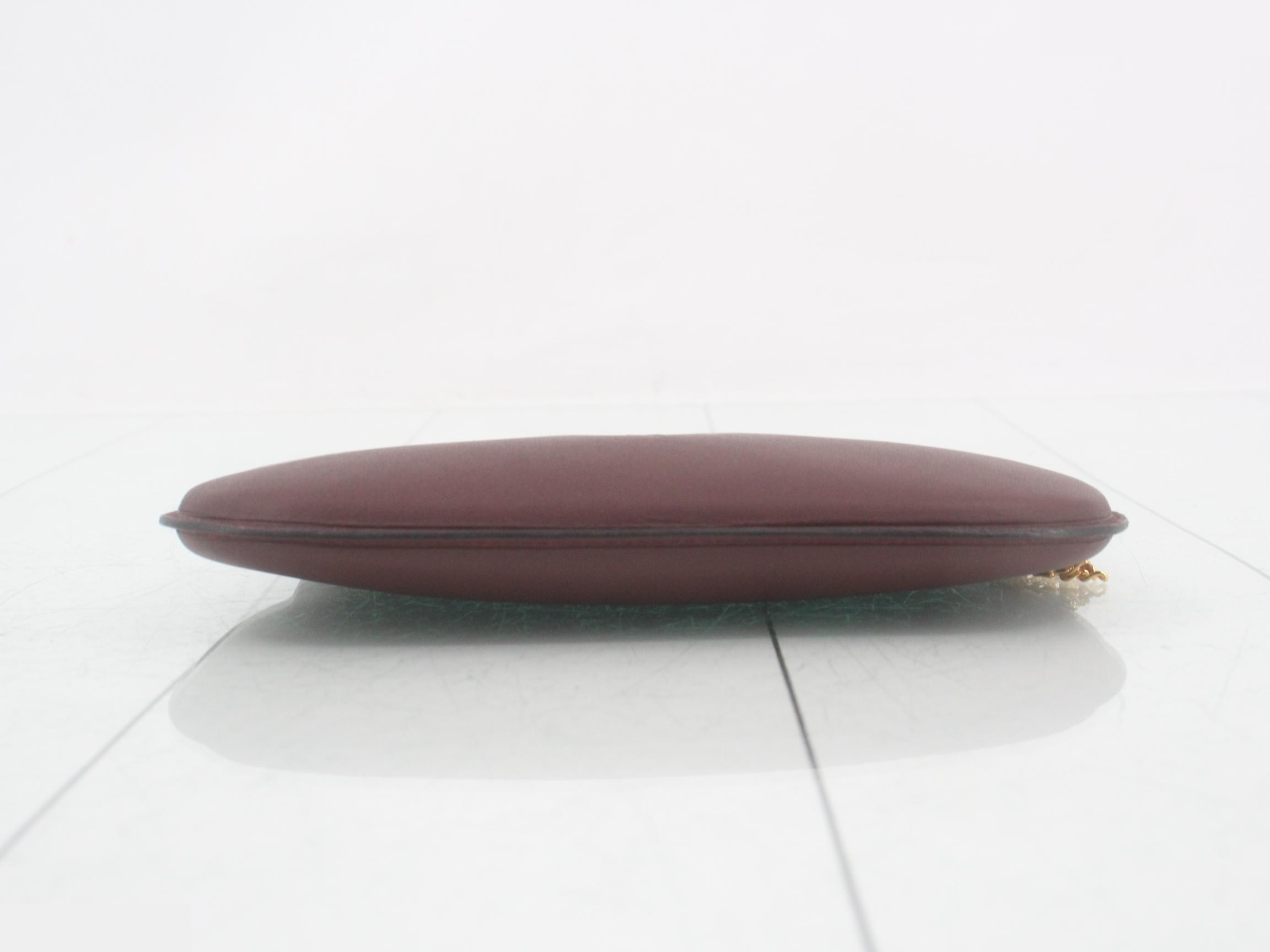 Mustline Chain Pouch Bordeaux — view 3