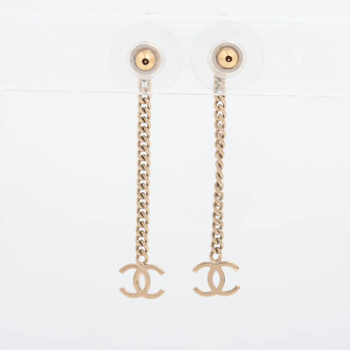 Coco Mark Earrings (Pair) GP Gold - — view 2