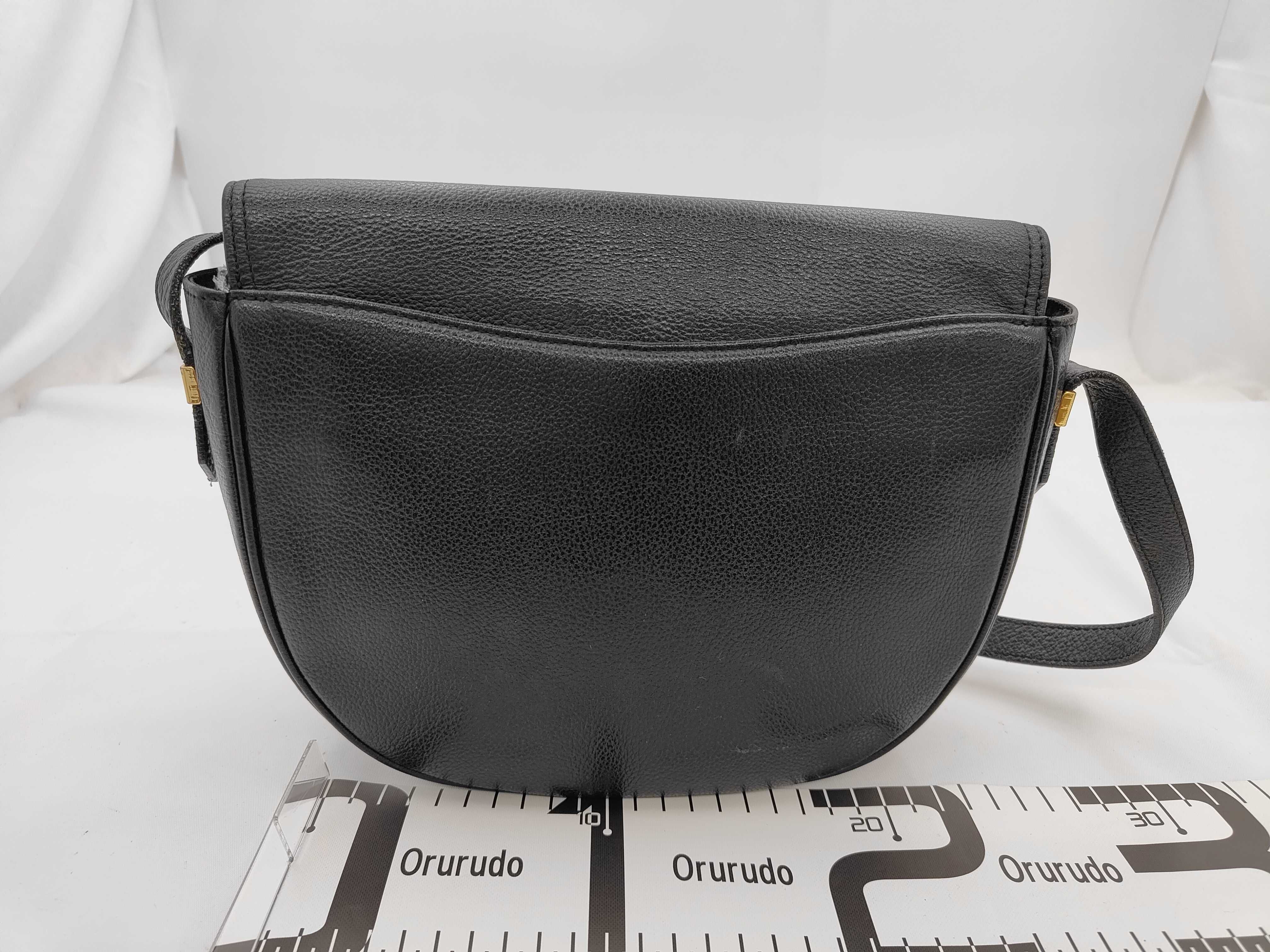 Crescent-shaped Leather Shoulder Bag — view 2