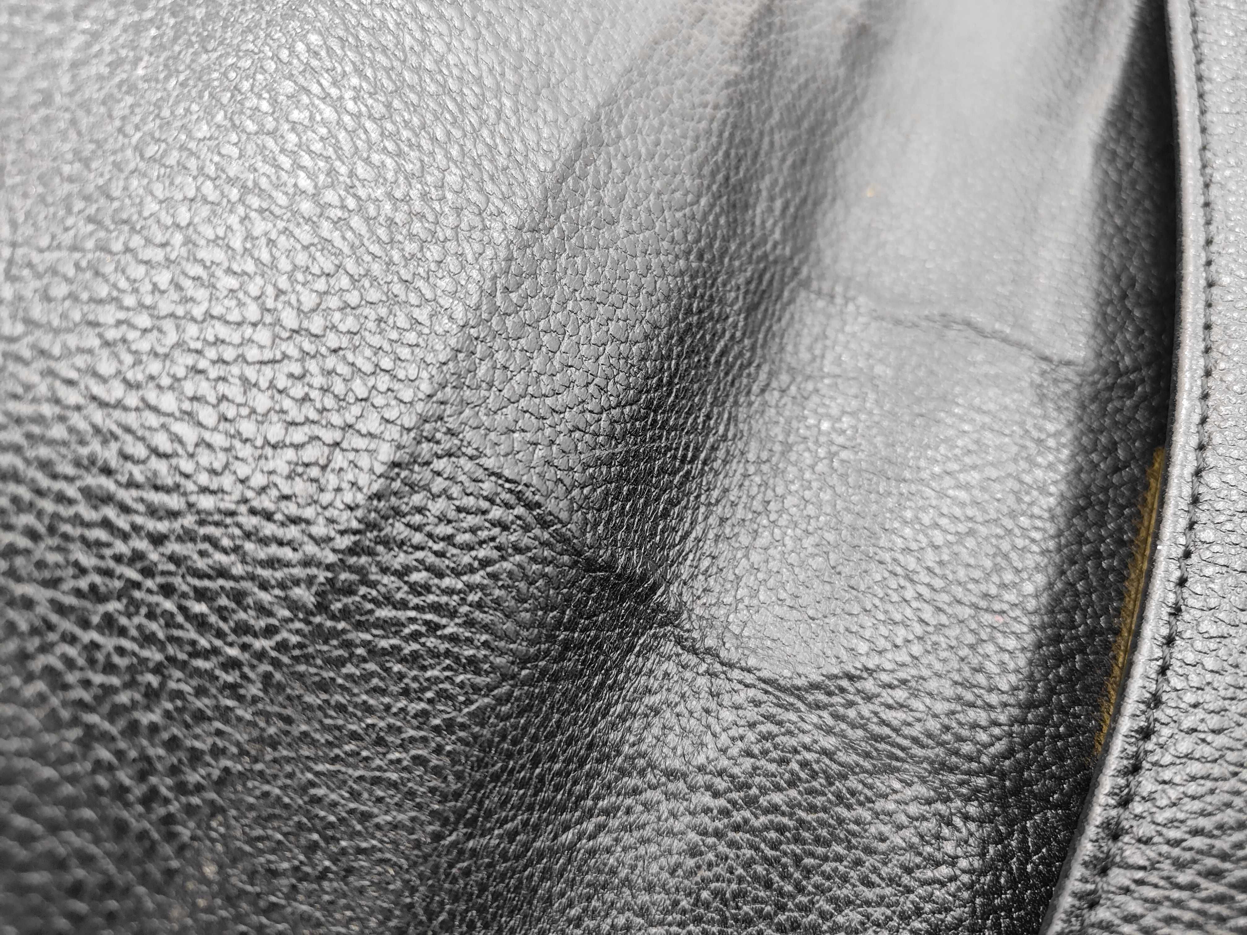 Crescent-shaped Leather Shoulder Bag — view 13