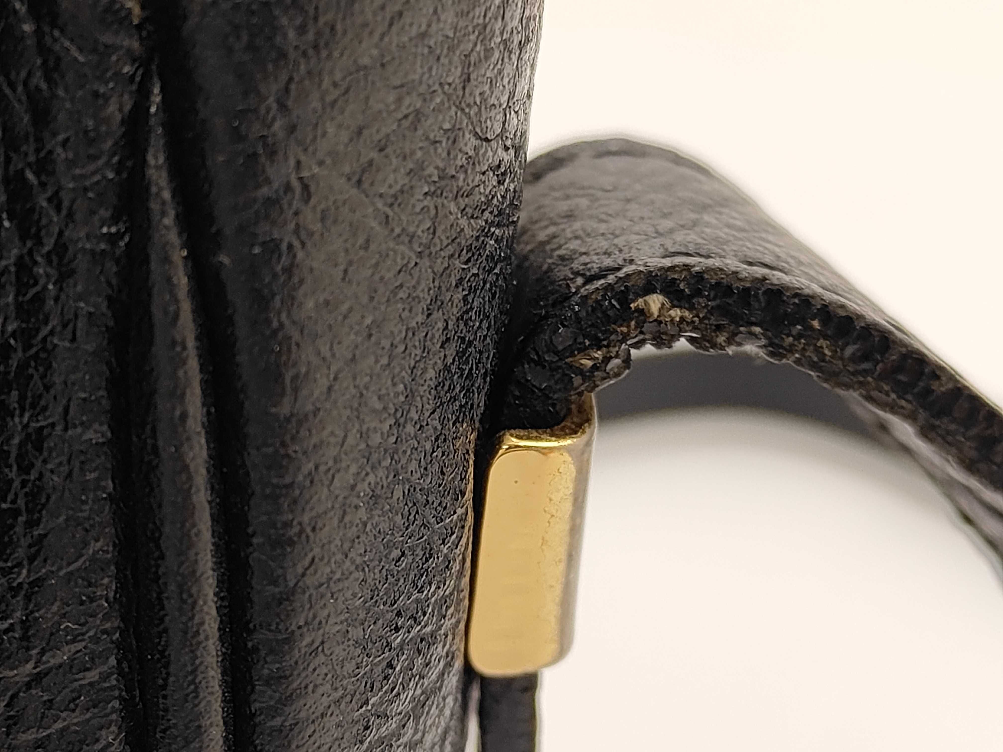 Crescent-shaped Leather Shoulder Bag — view 7