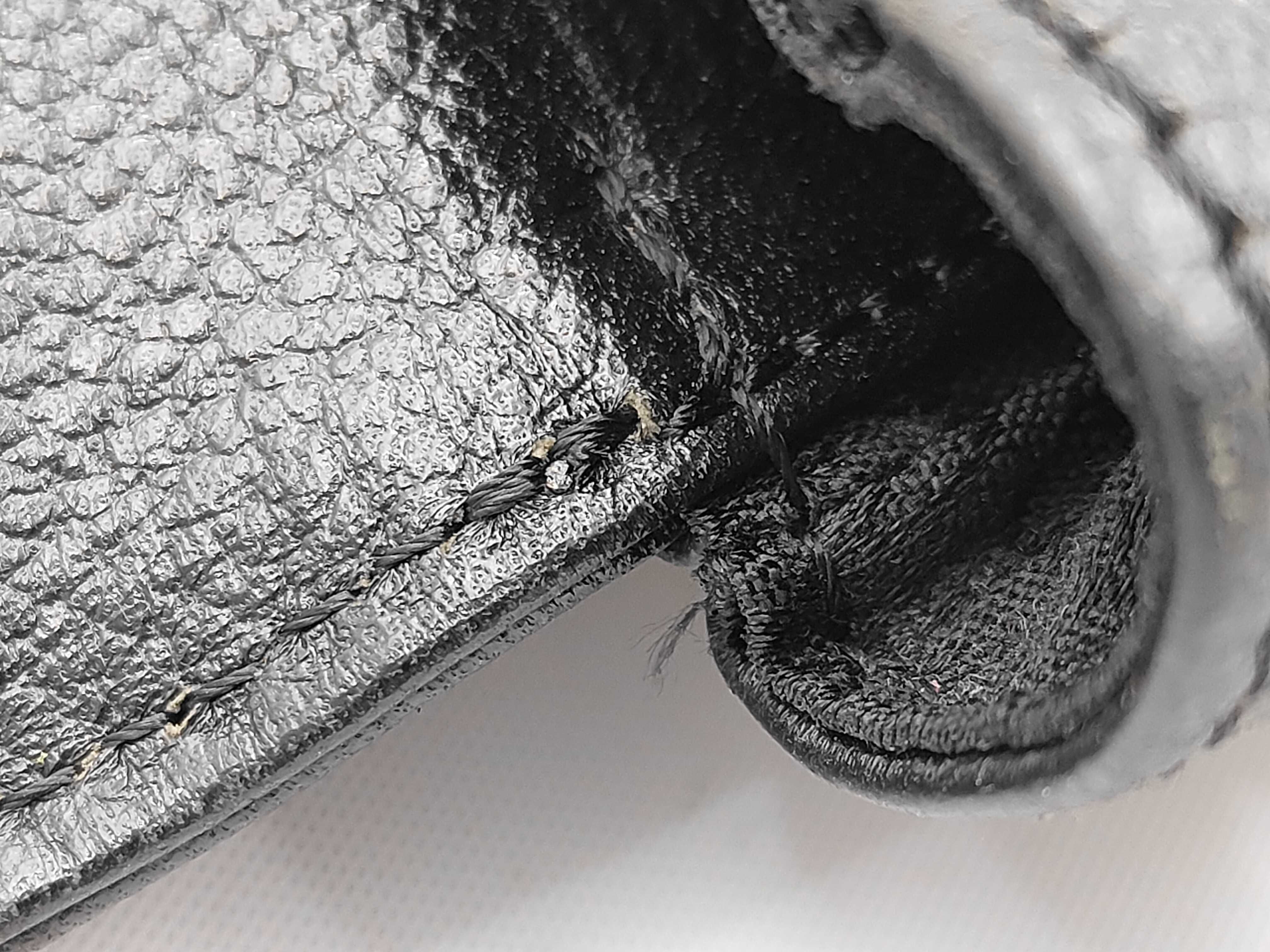 Crescent-shaped Leather Shoulder Bag — view 8