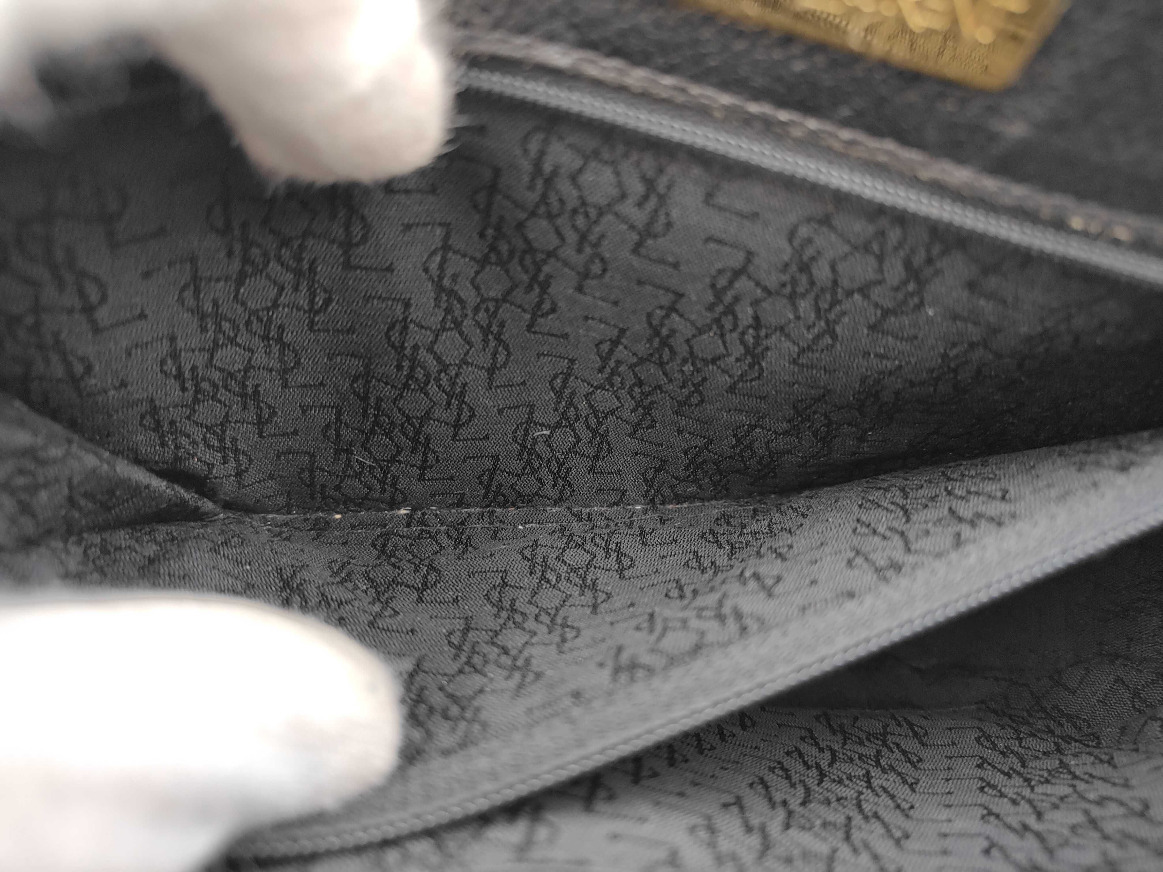 Crescent-shaped Leather Shoulder Bag — view 10