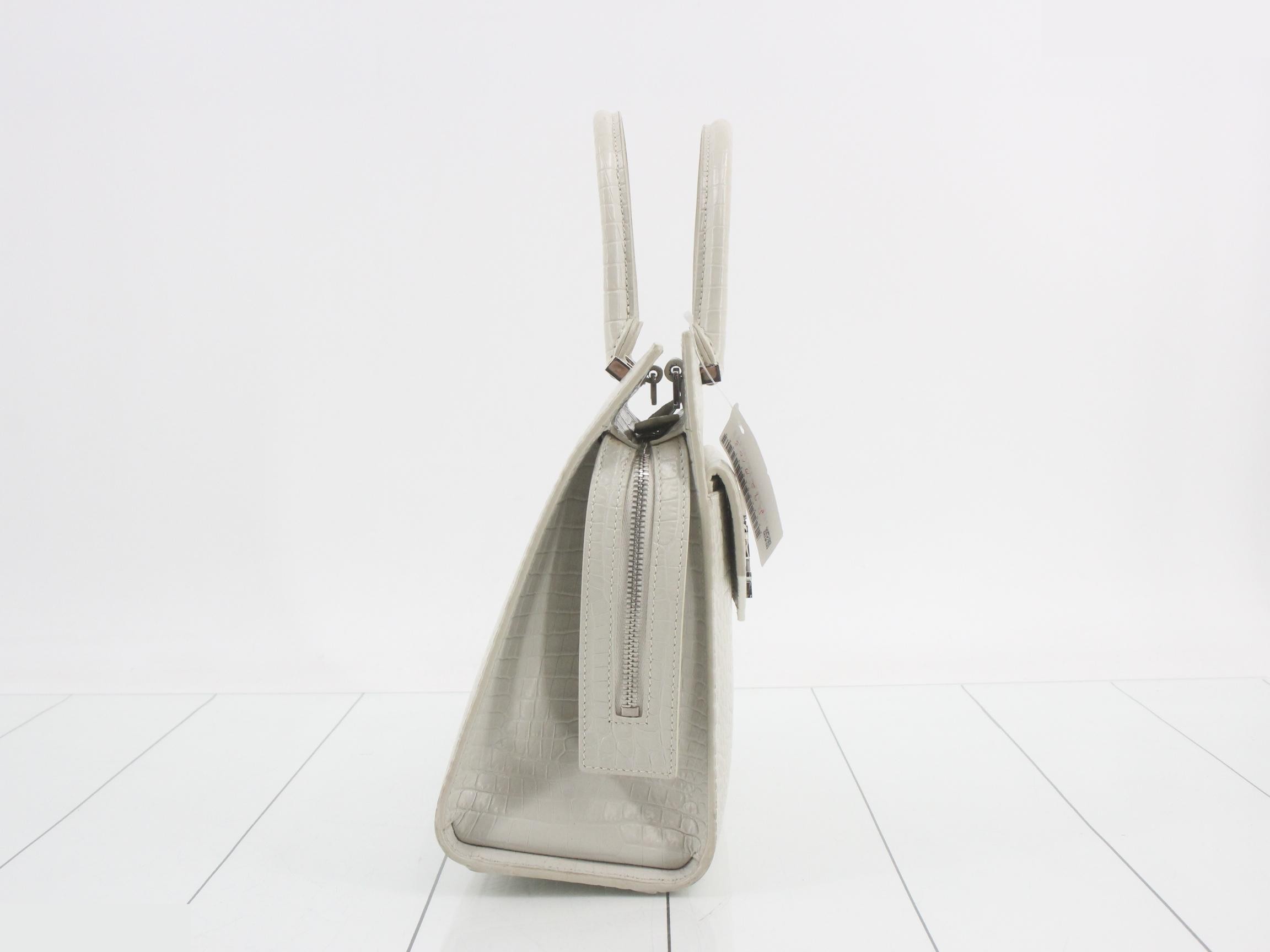 Uptown Small Crocodile Handbag — view 4