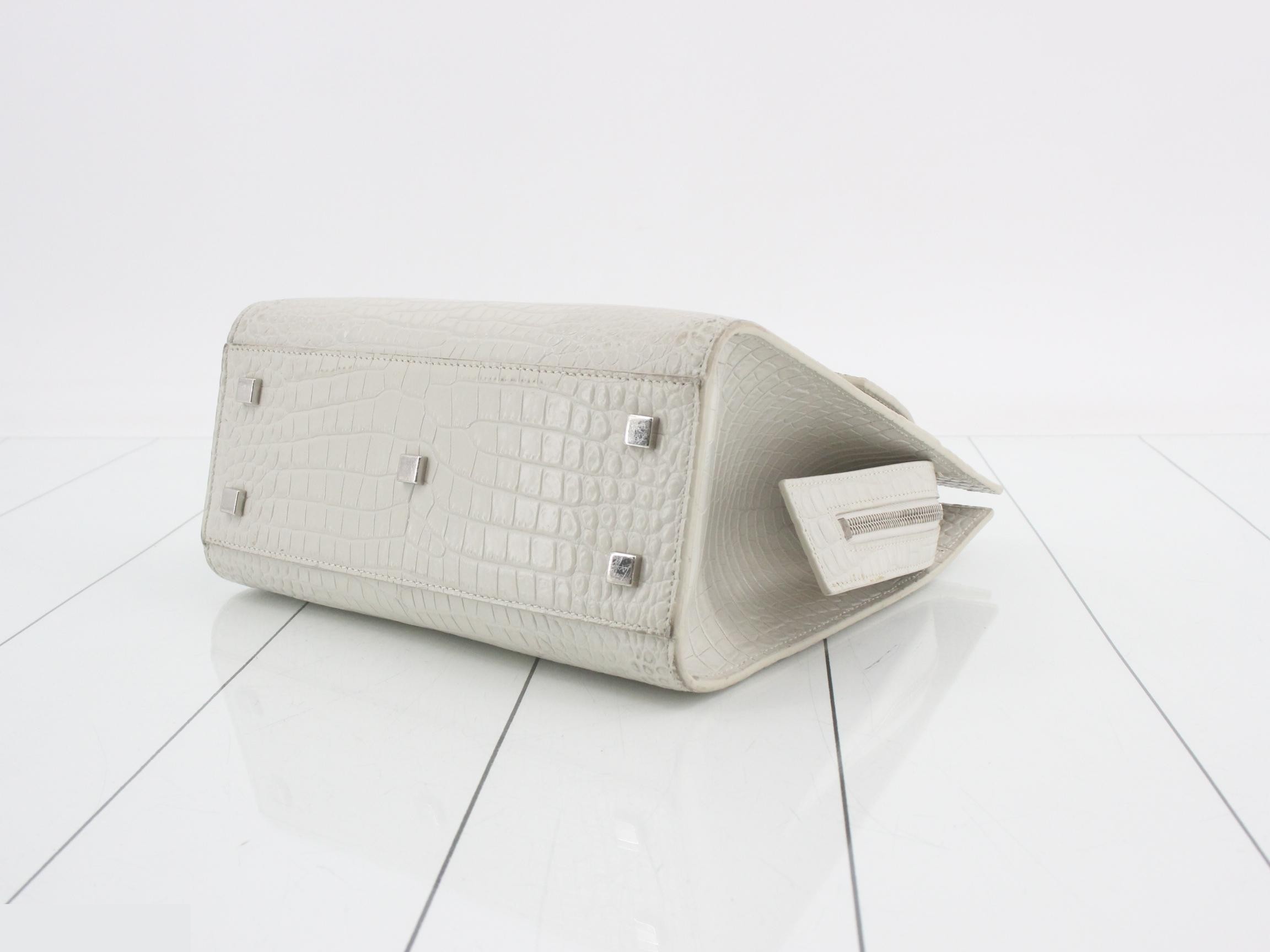 Uptown Small Crocodile Handbag — view 6