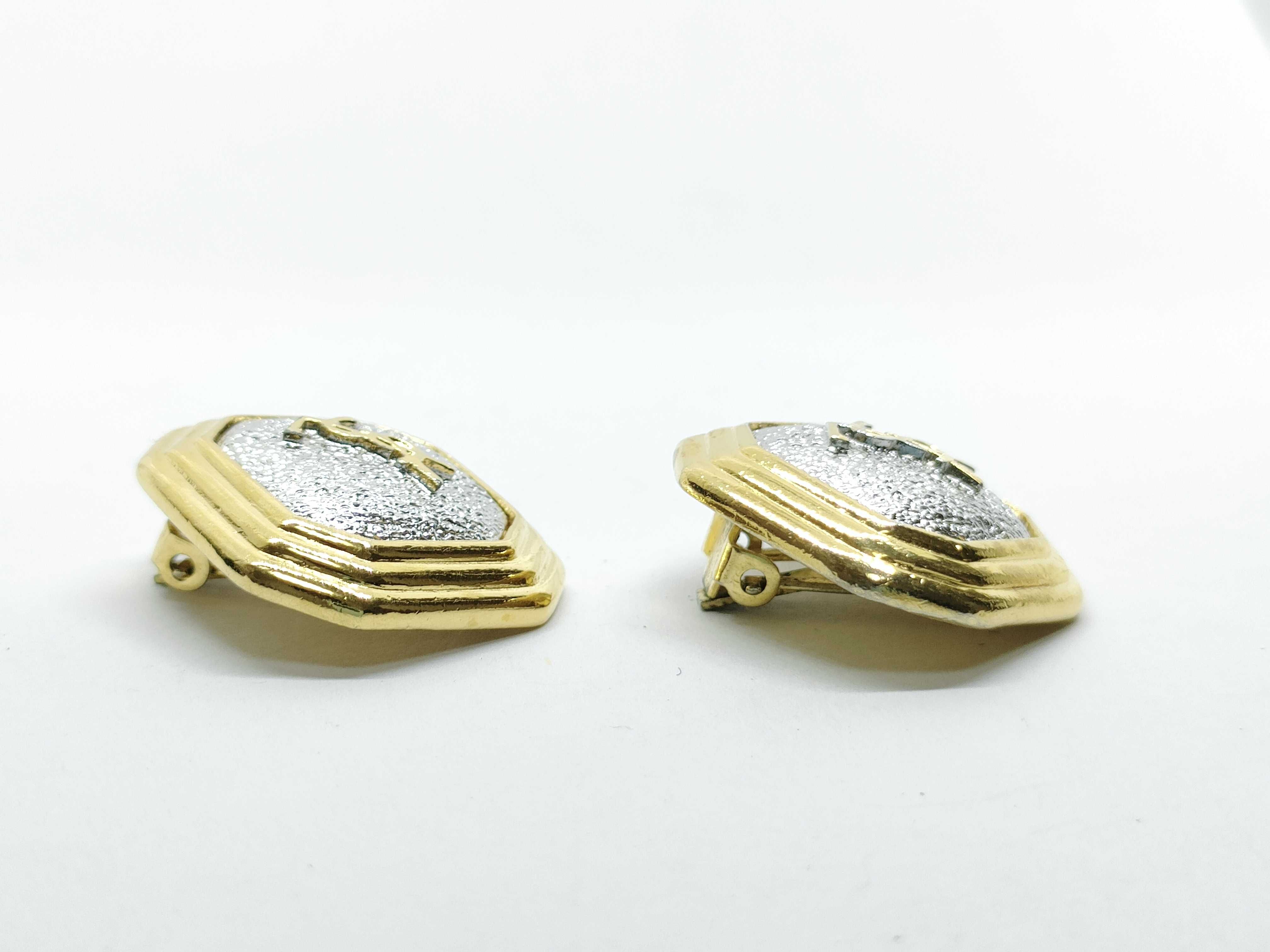 logo earrings, 22.6g. — view 5