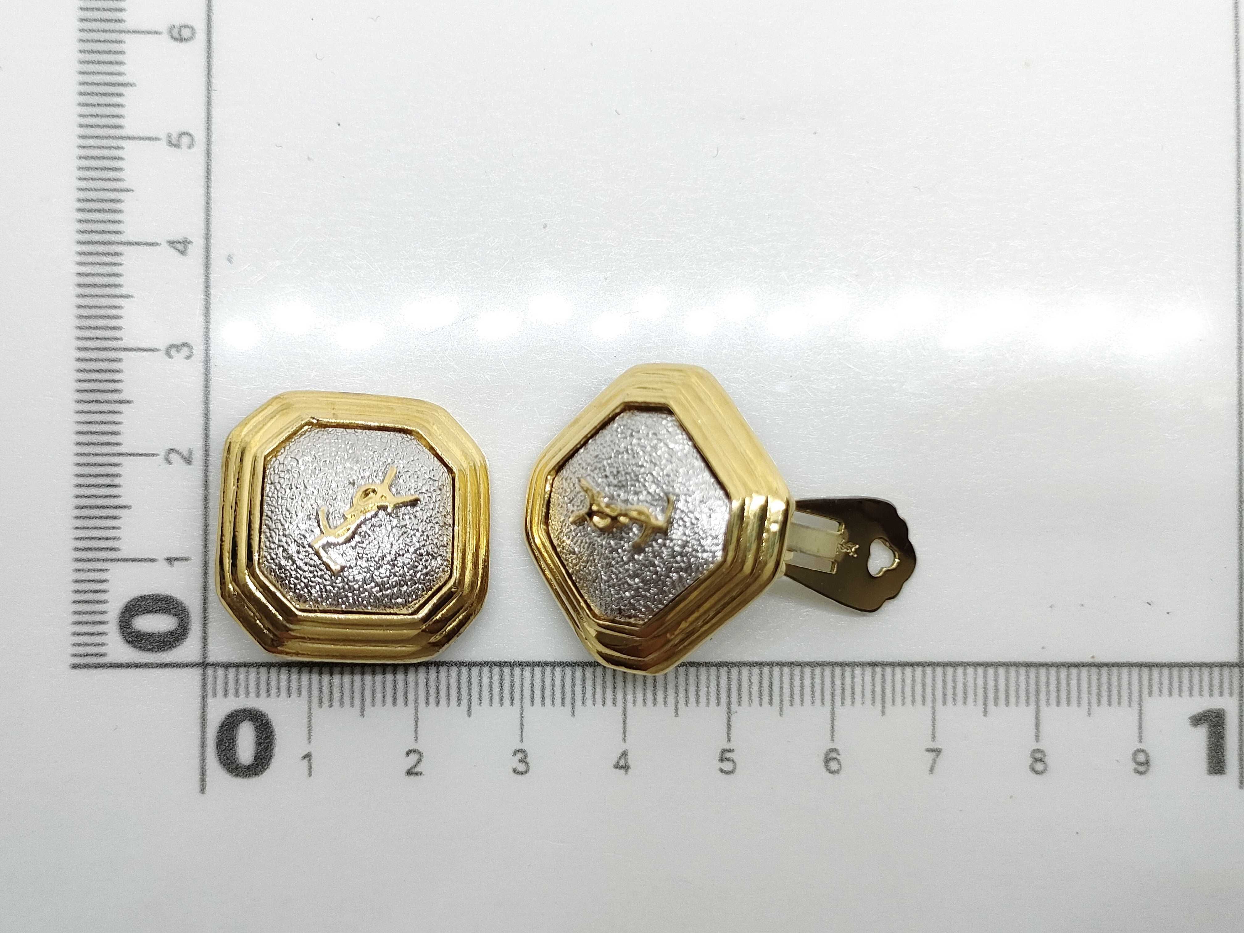 logo earrings, 22.6g. — view 6