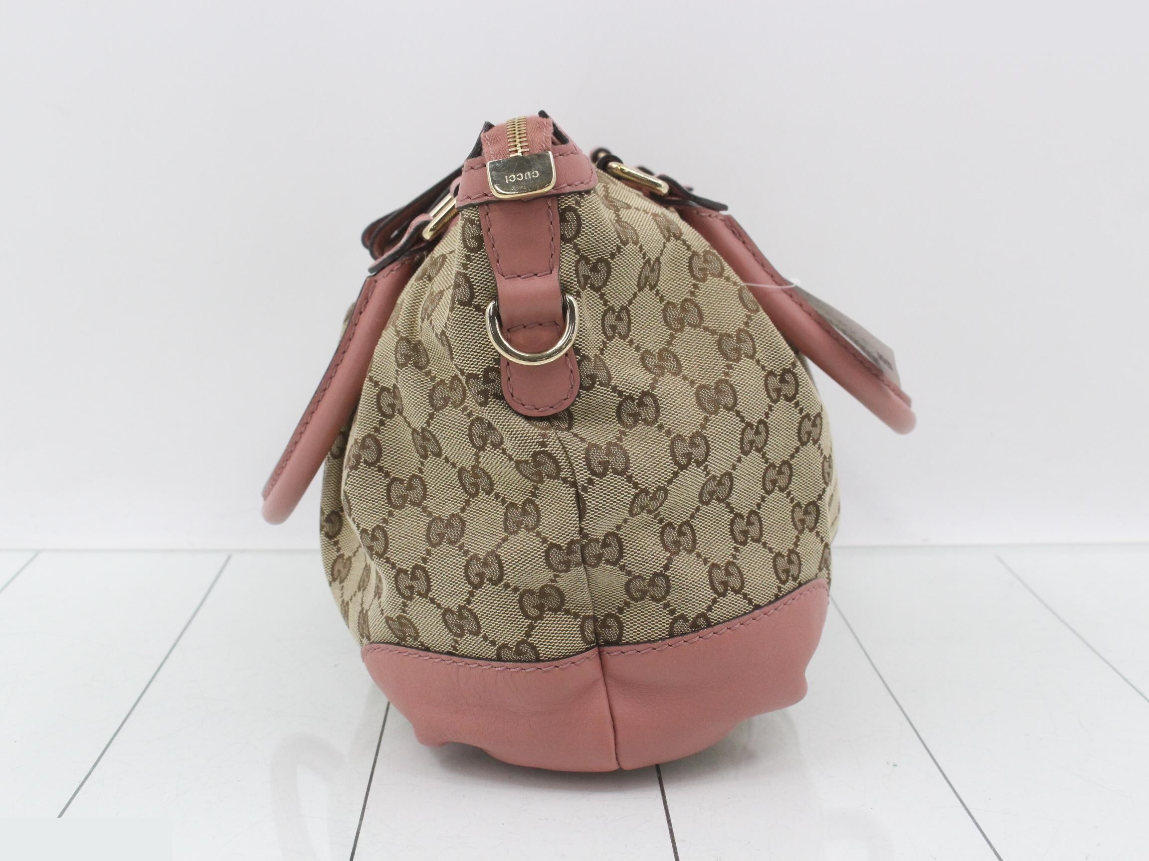 247902 GG Canvas Sukey Handbag Pink — view 3