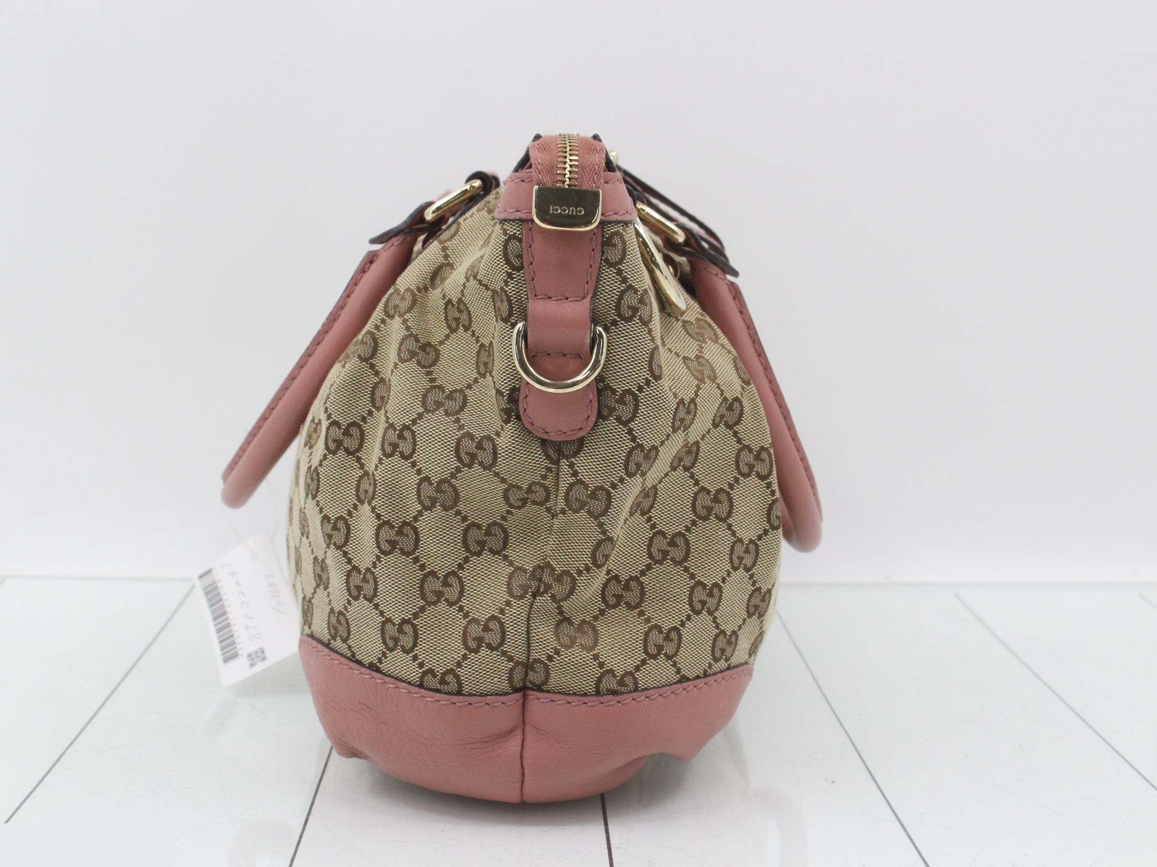 247902 GG Canvas Sukey Handbag Pink — view 4