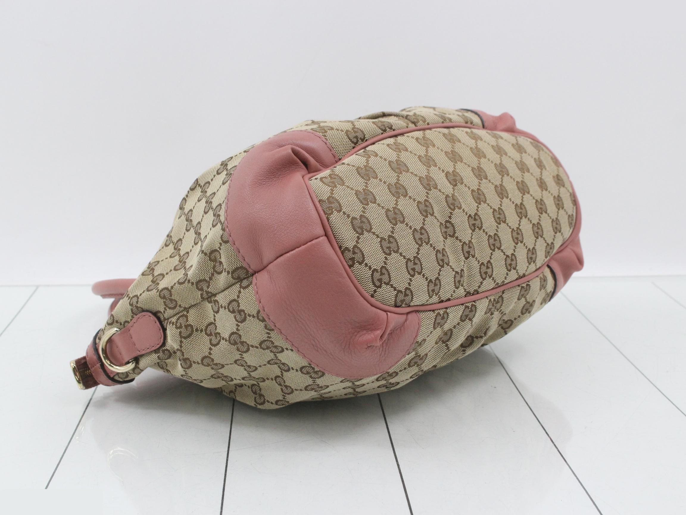 247902 GG Canvas Sukey Handbag Pink — view 5