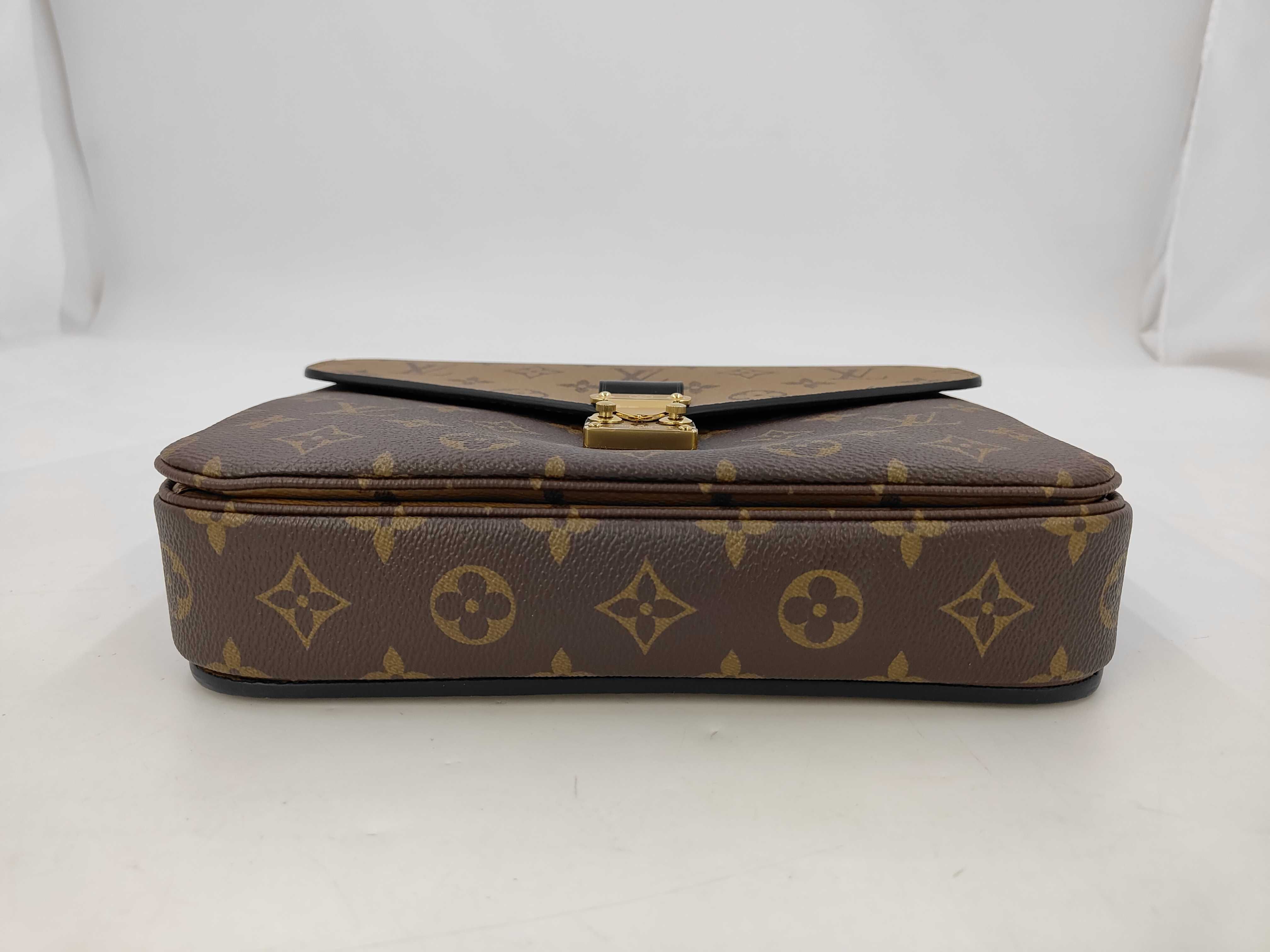 LV Pochette Métis MM Monogram Reverse M44876 Brown Handbag — view 4