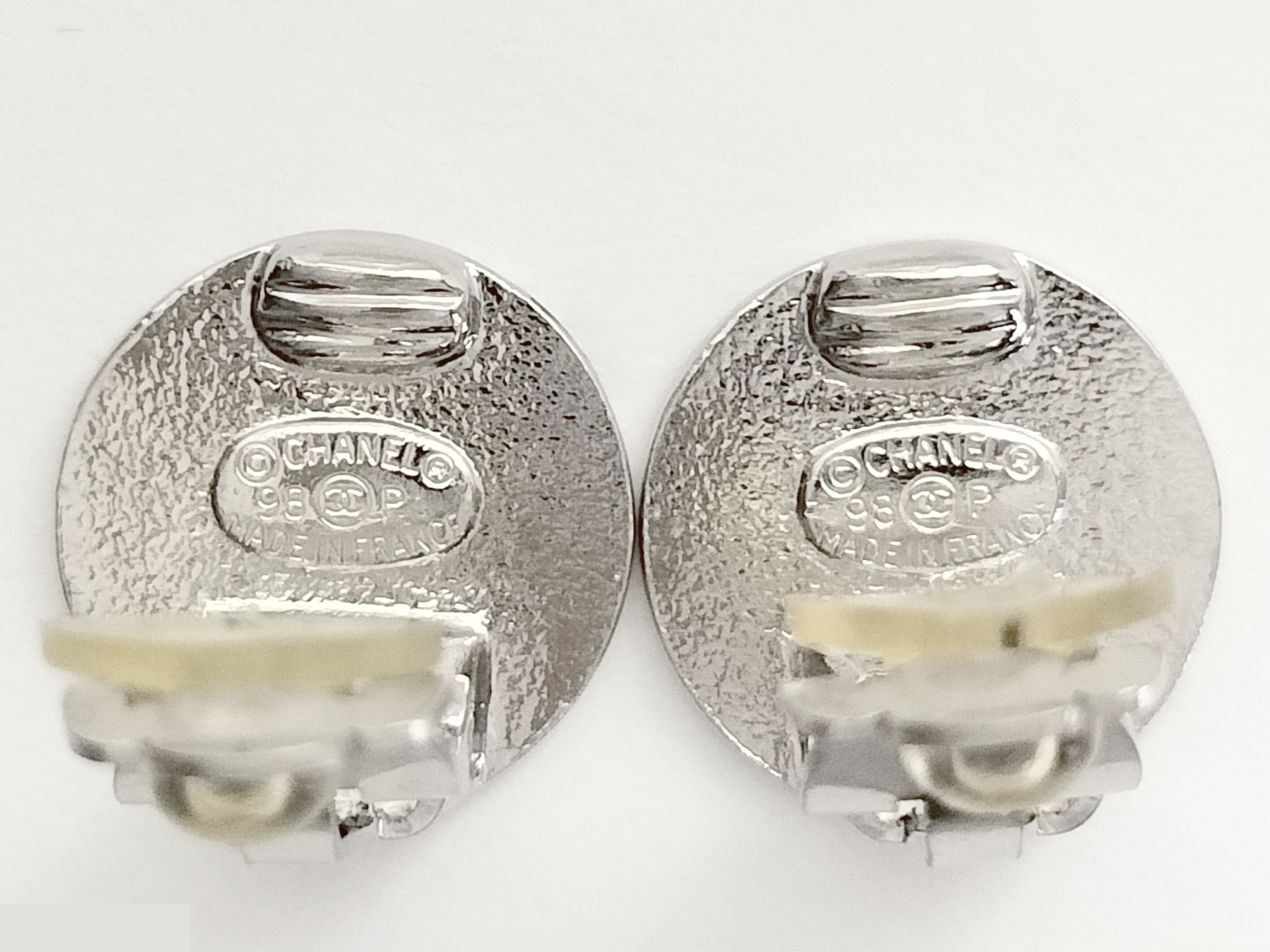 Logo Silver Earrings — view 2