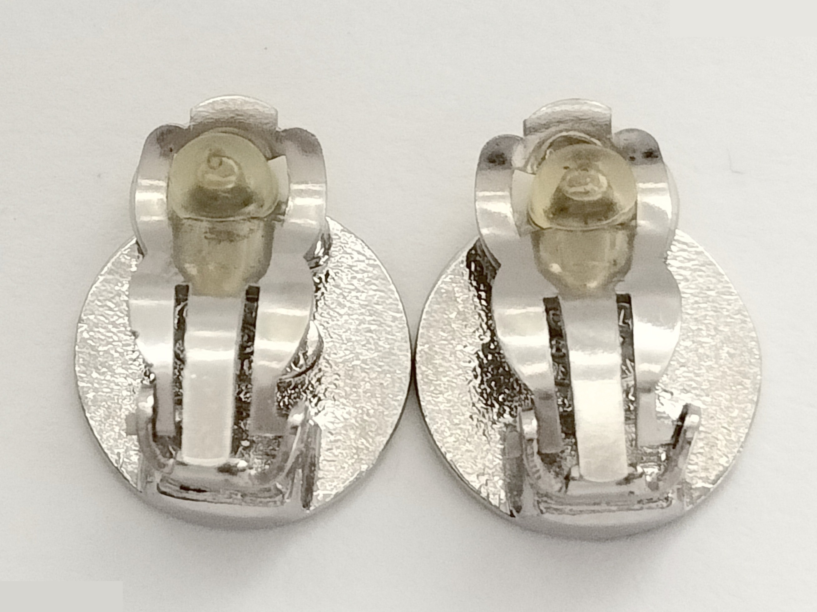 Logo Silver Earrings — view 4