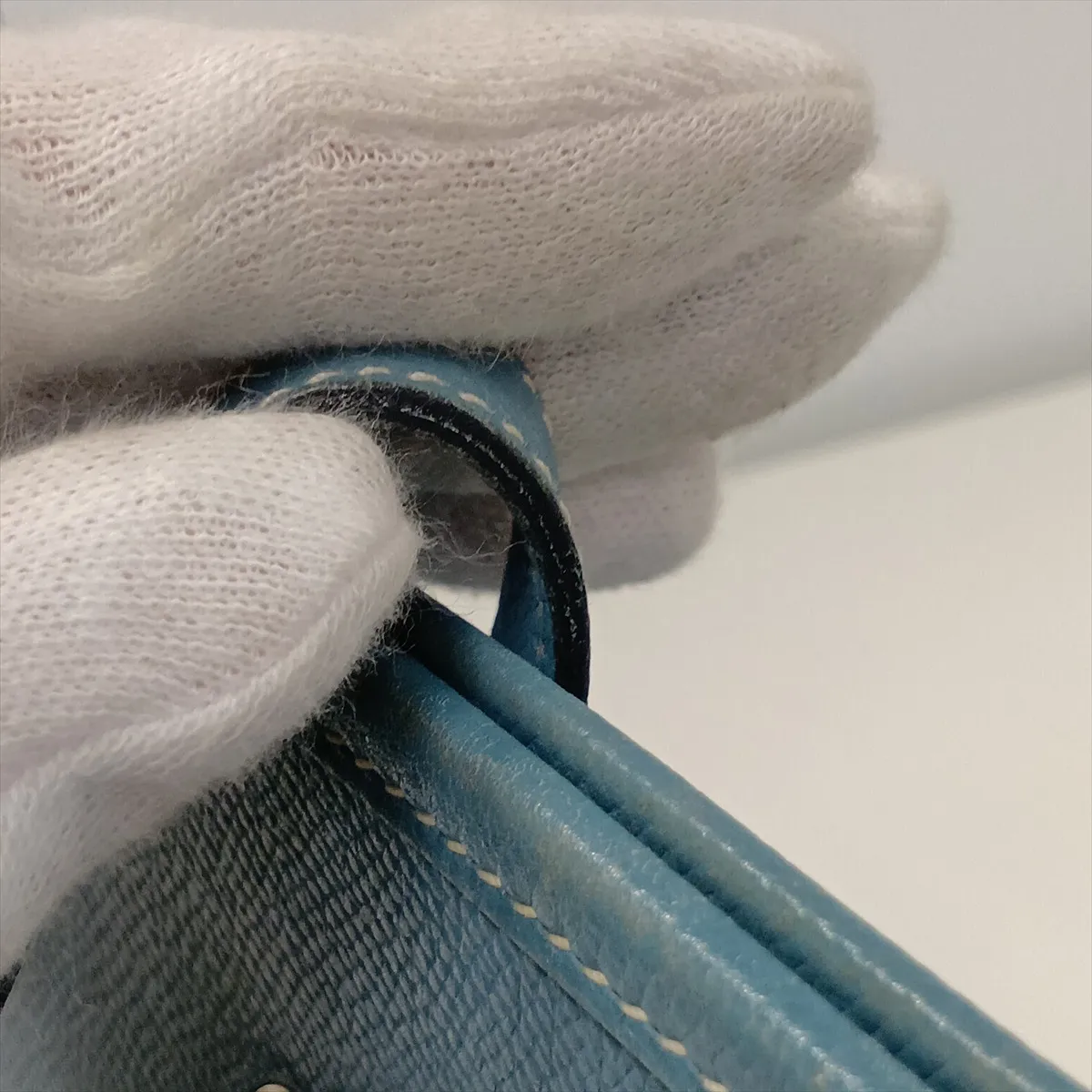 Evelyne 1 29 PM, Veau Epsom leather, Blue Jean color, Silver hardware, J: 2006 — view 10
