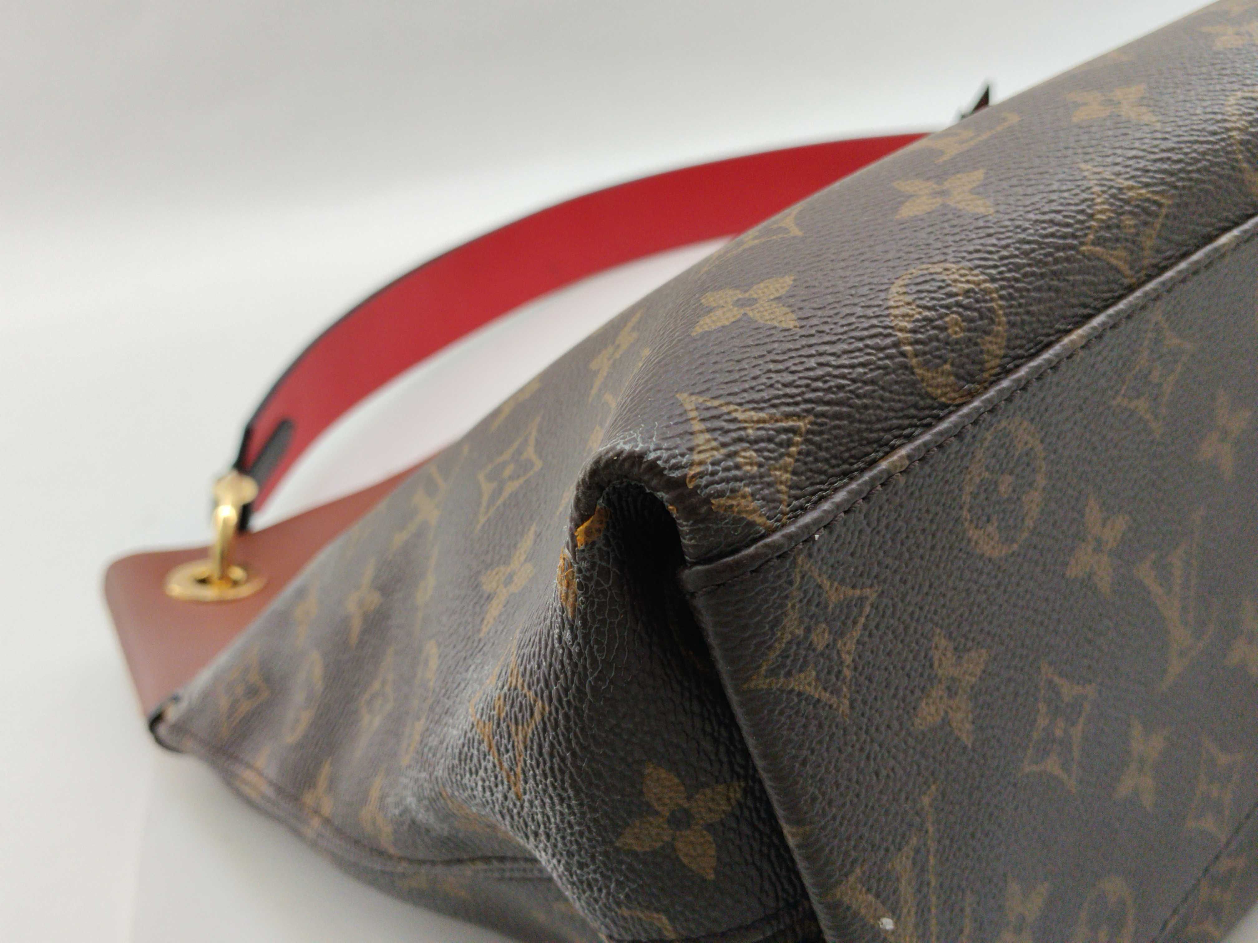 Monogram Vuitton Tuileries Besace Shoulder Bag — view 7