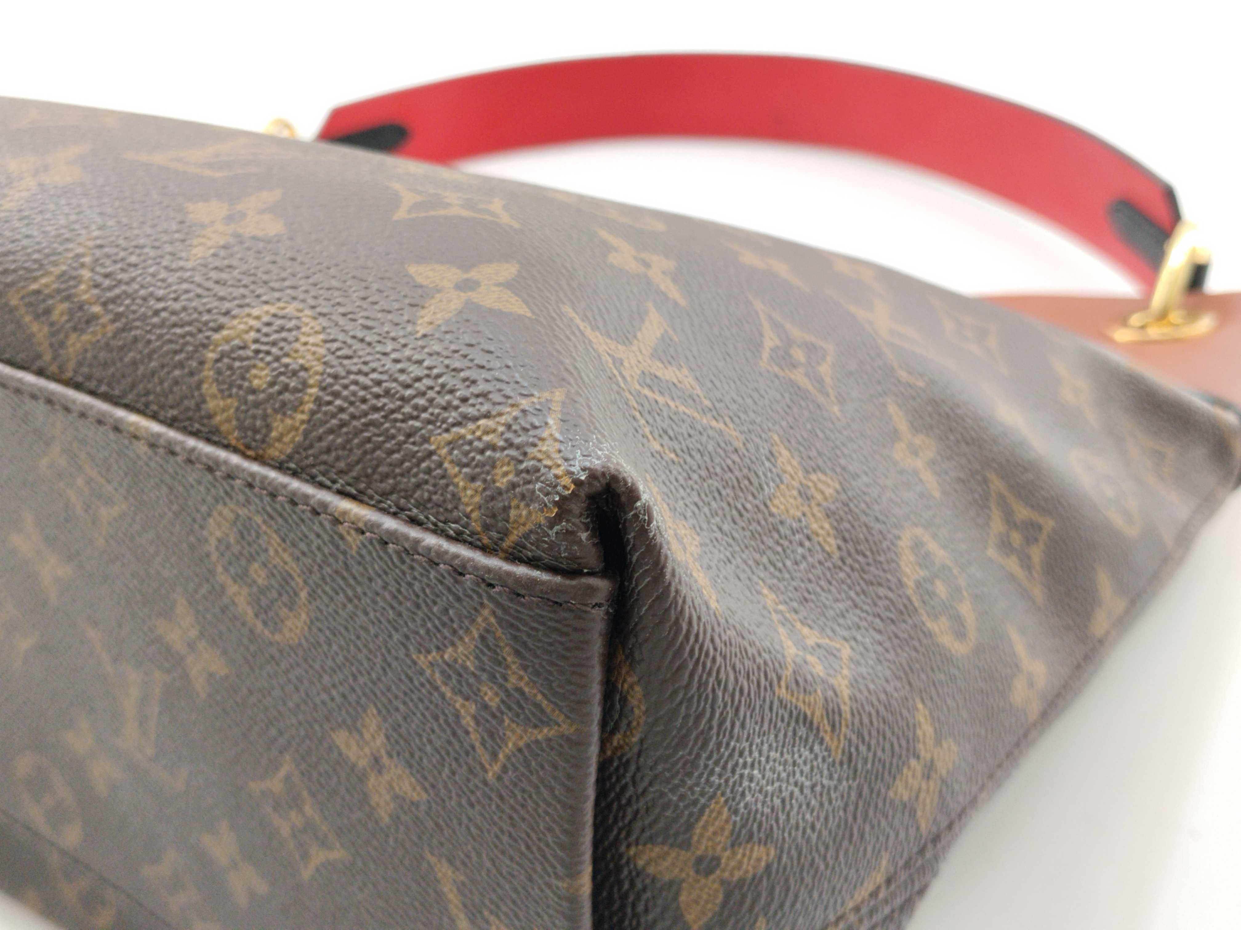Monogram Vuitton Tuileries Besace Shoulder Bag — view 8