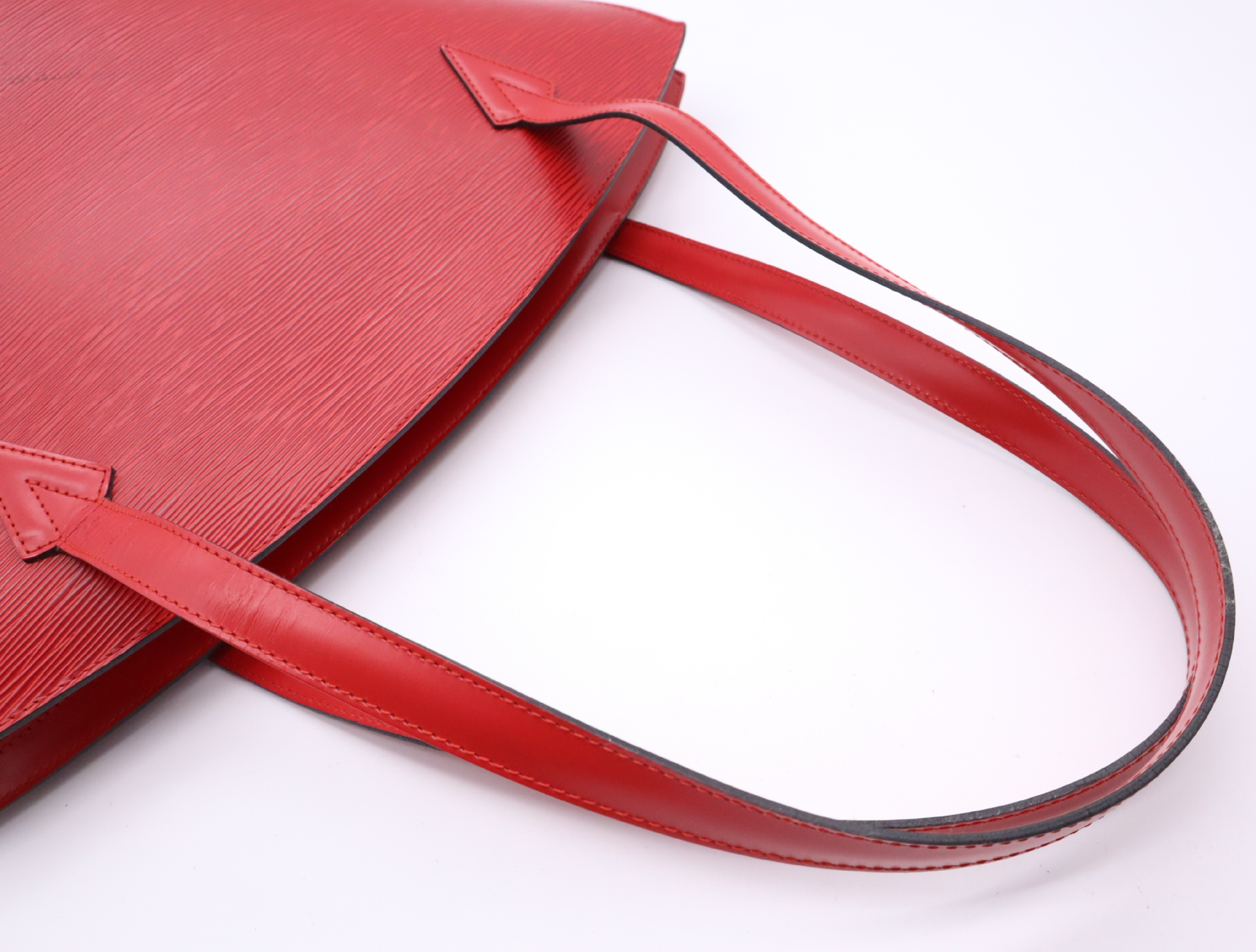 M52267 Epi Saint Jacques Shopping Castilian Red Tote Bag — view 12