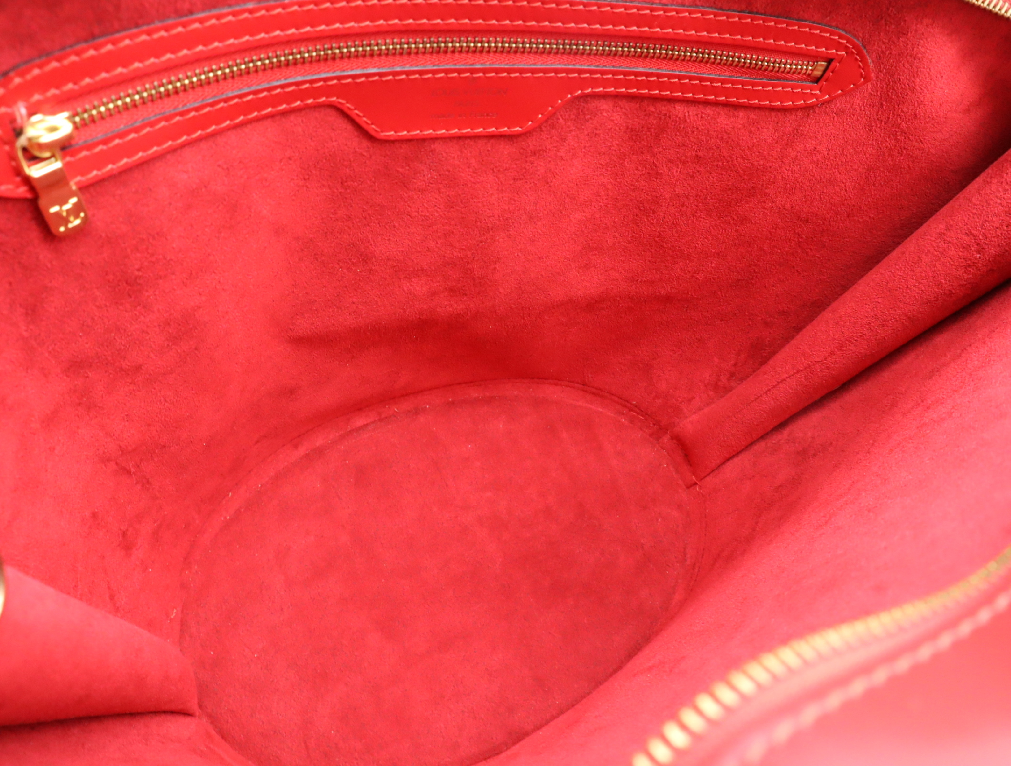 M52267 Epi Saint Jacques Shopping Castilian Red Tote Bag — view 15