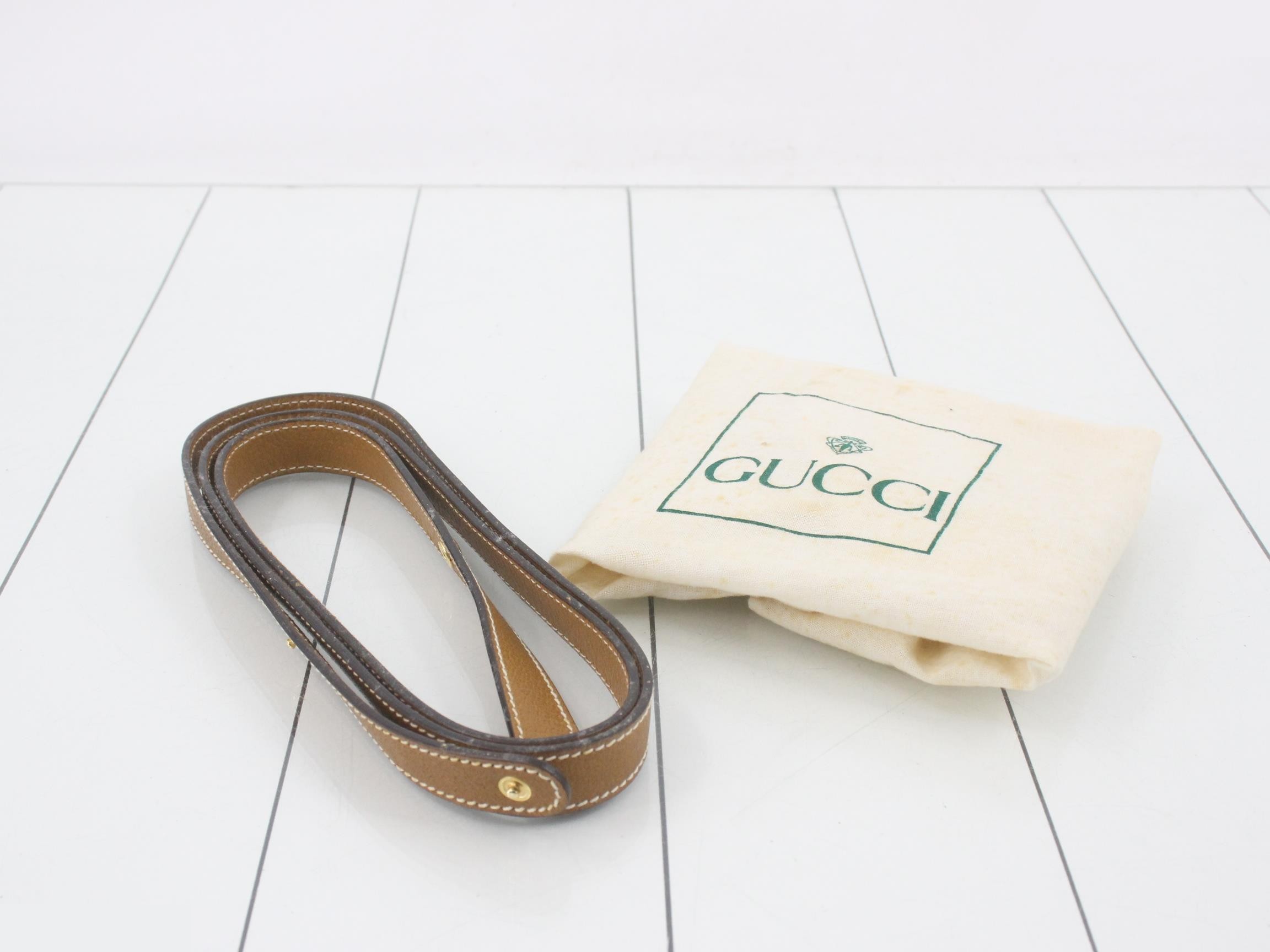 Bamboo Leather Turnlock Handbag — view 7