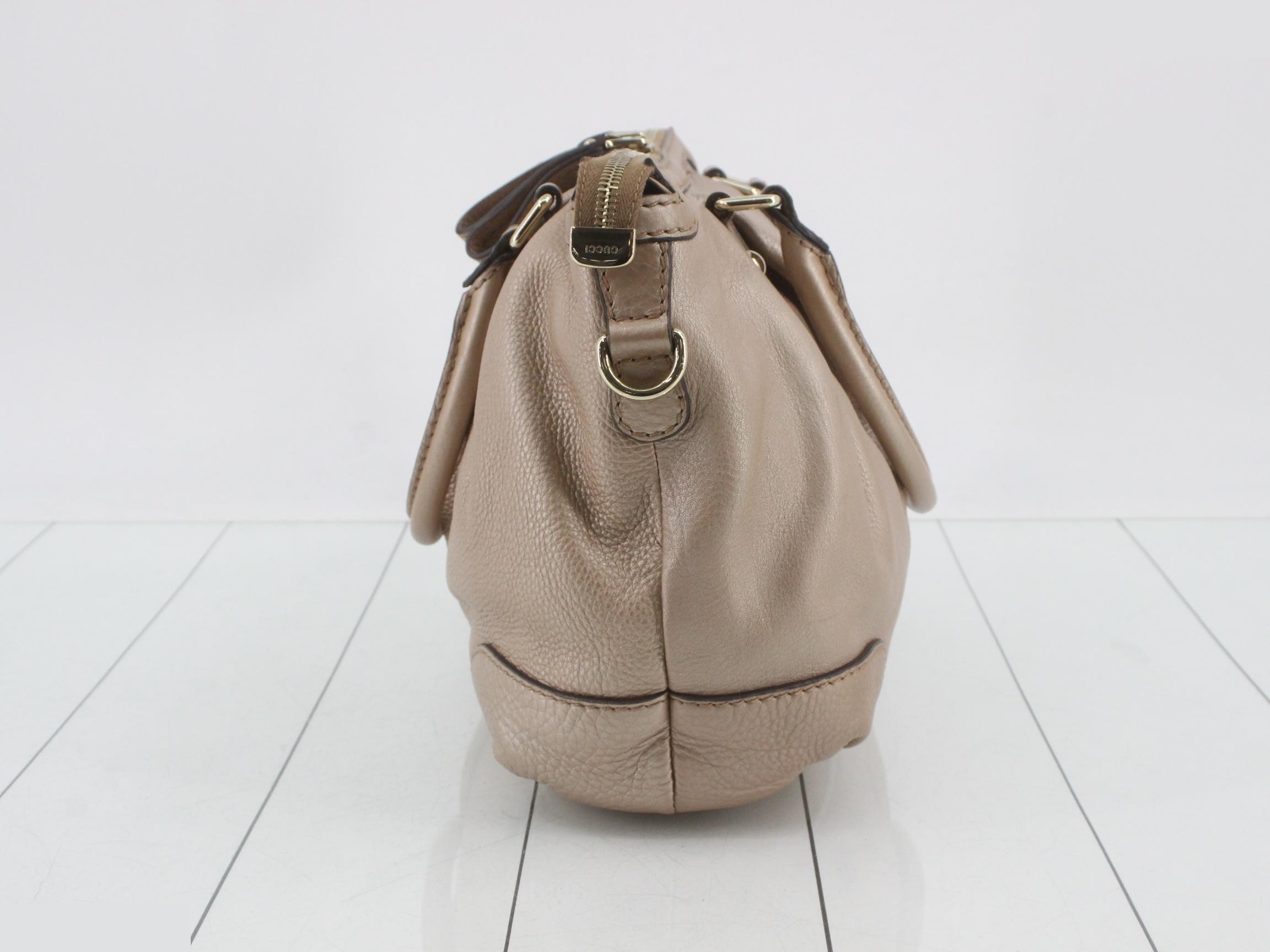 Sukey Shoulder Bag, Leather, Metallic Bag — view 3