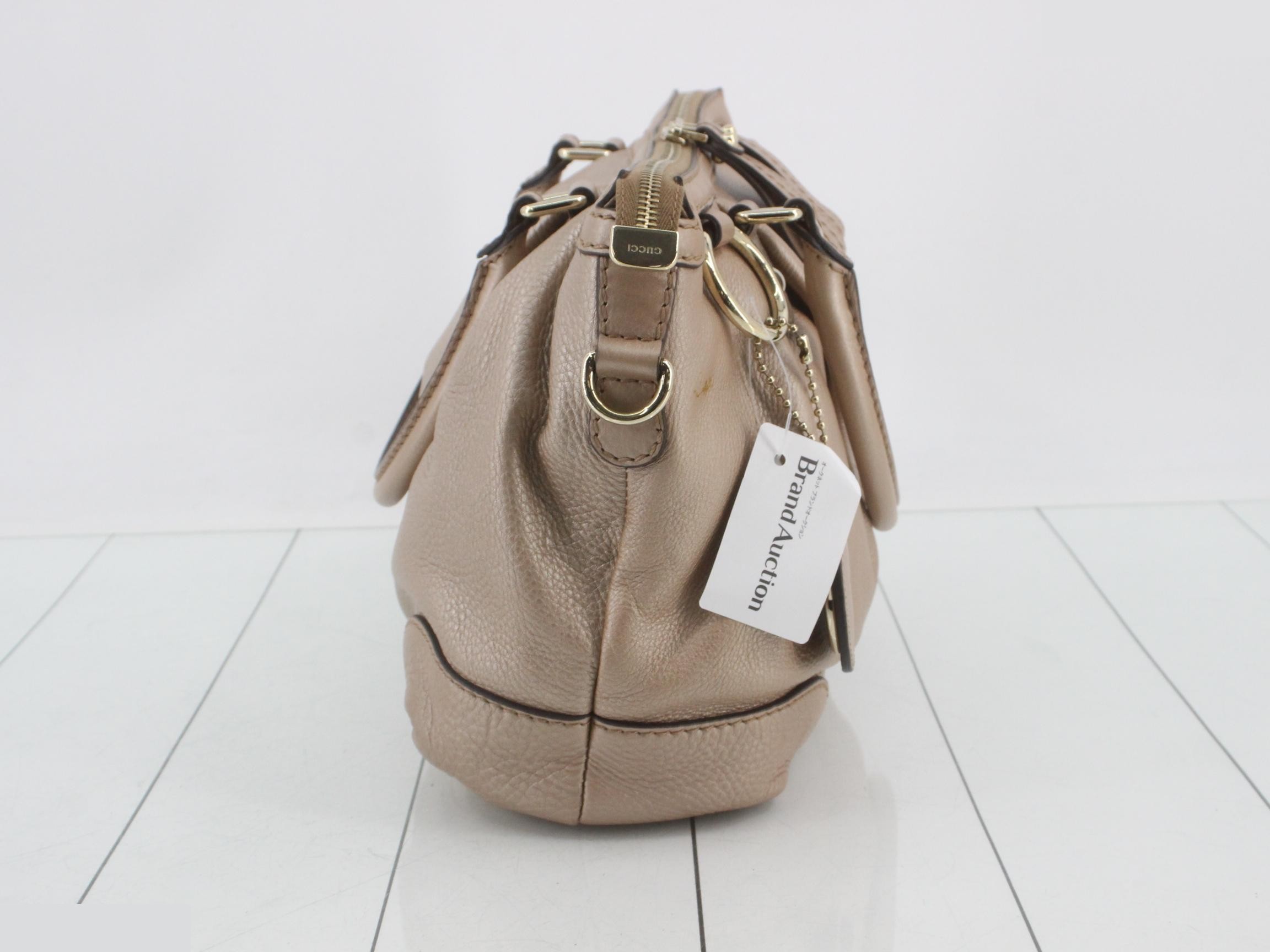 Sukey Shoulder Bag, Leather, Metallic Bag — view 4
