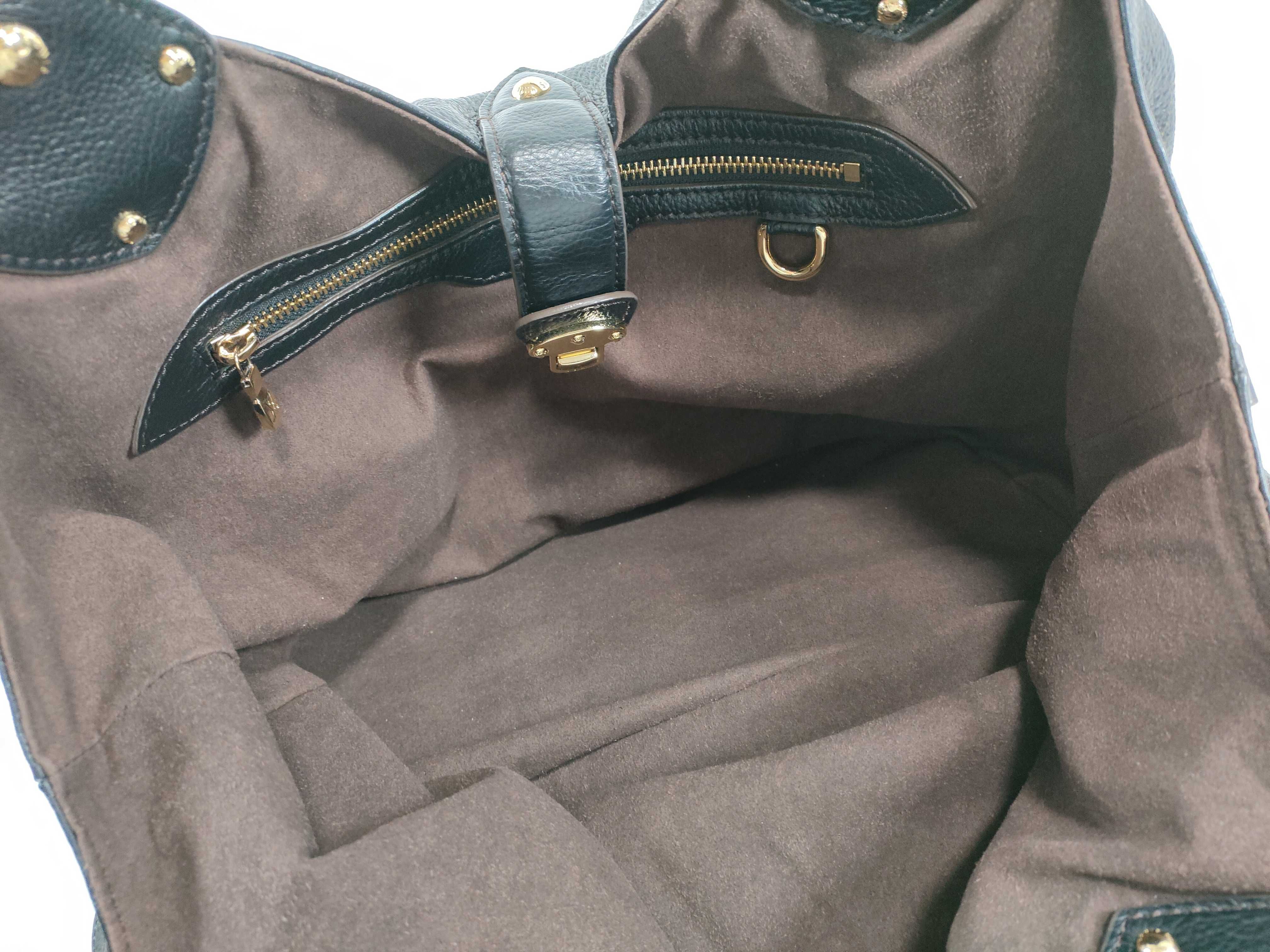 Mahina Tote Bag (Black/Brown) — view 9