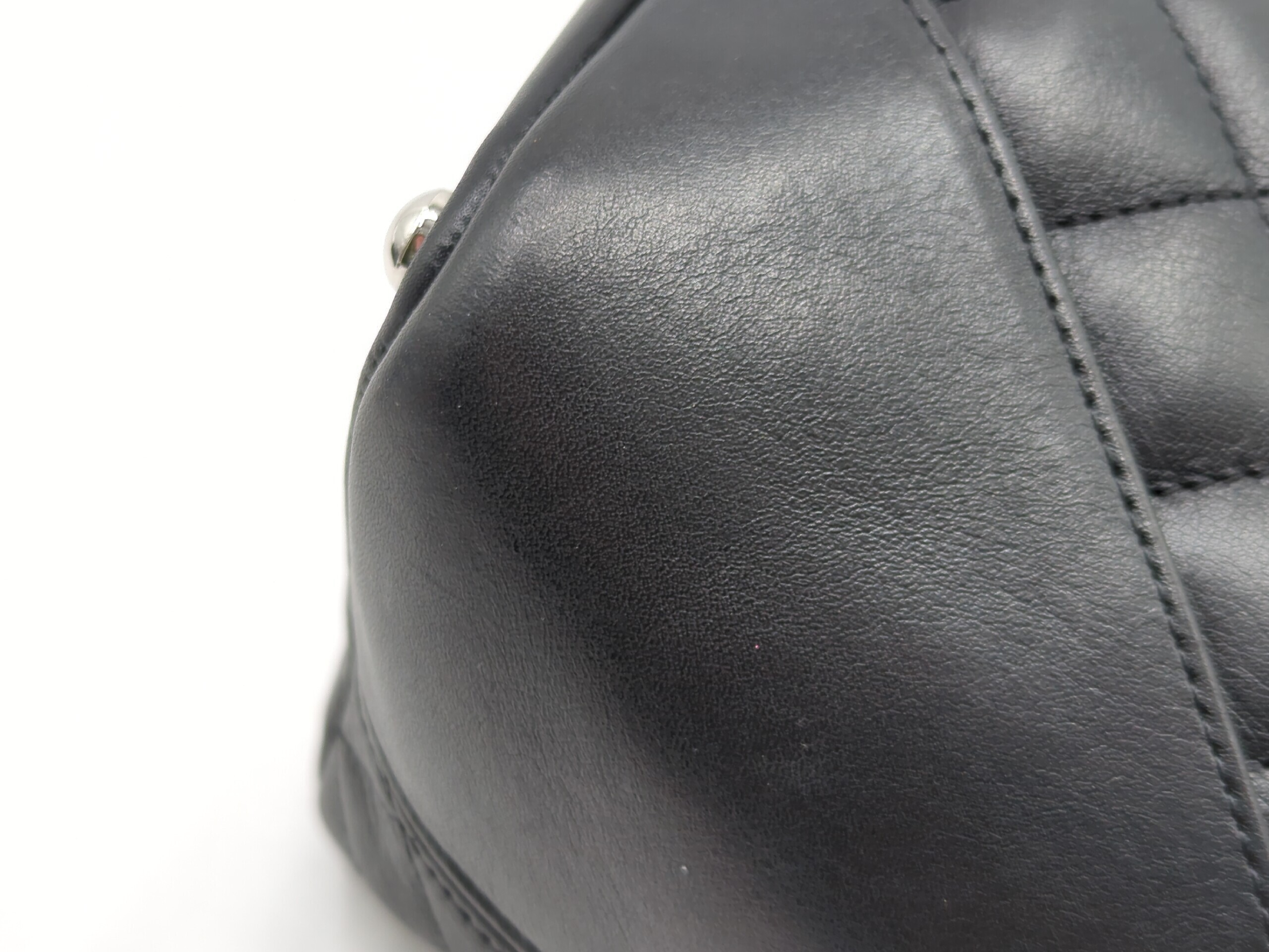 Lambskin Cambon Medium Tote, Black, Series 10 Tote Bag — view 4