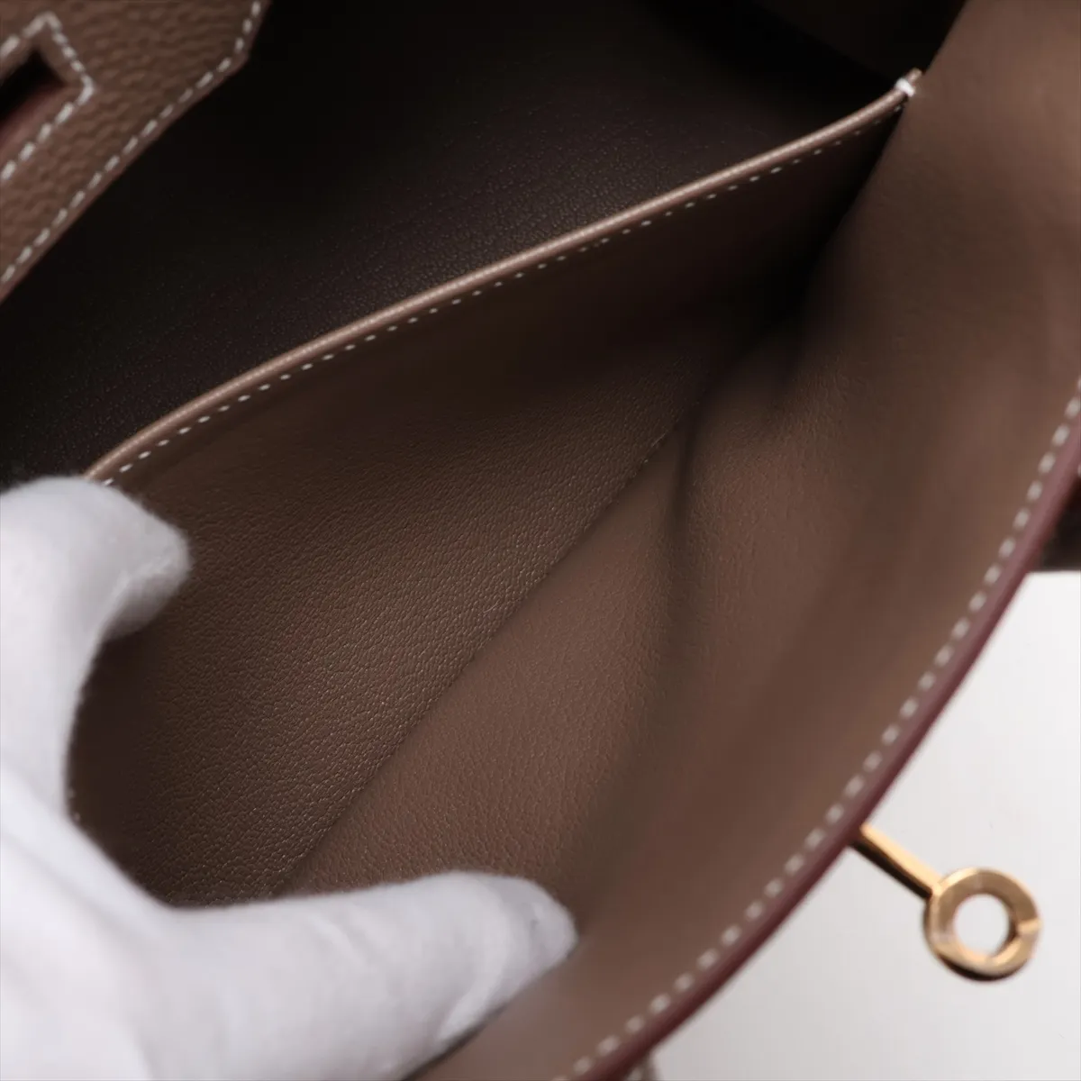 [Individually packaged] Hermes Birkin 25 Letournée Togo Etoupe Gold Hardware G: 2026 — view 8