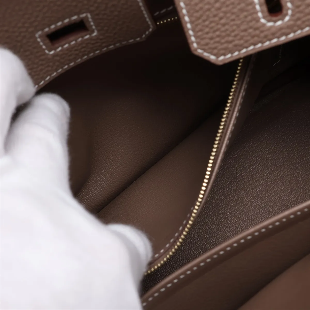 [Individually packaged] Hermes Birkin 25 Letournée Togo Etoupe Gold Hardware G: 2026 — view 9