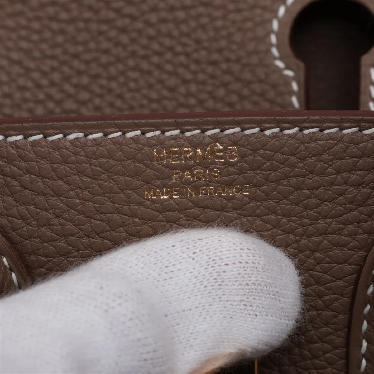 [Individually packaged] Hermes Birkin 25 Letournée Togo Etoupe Gold Hardware G: 2026 — view 10
