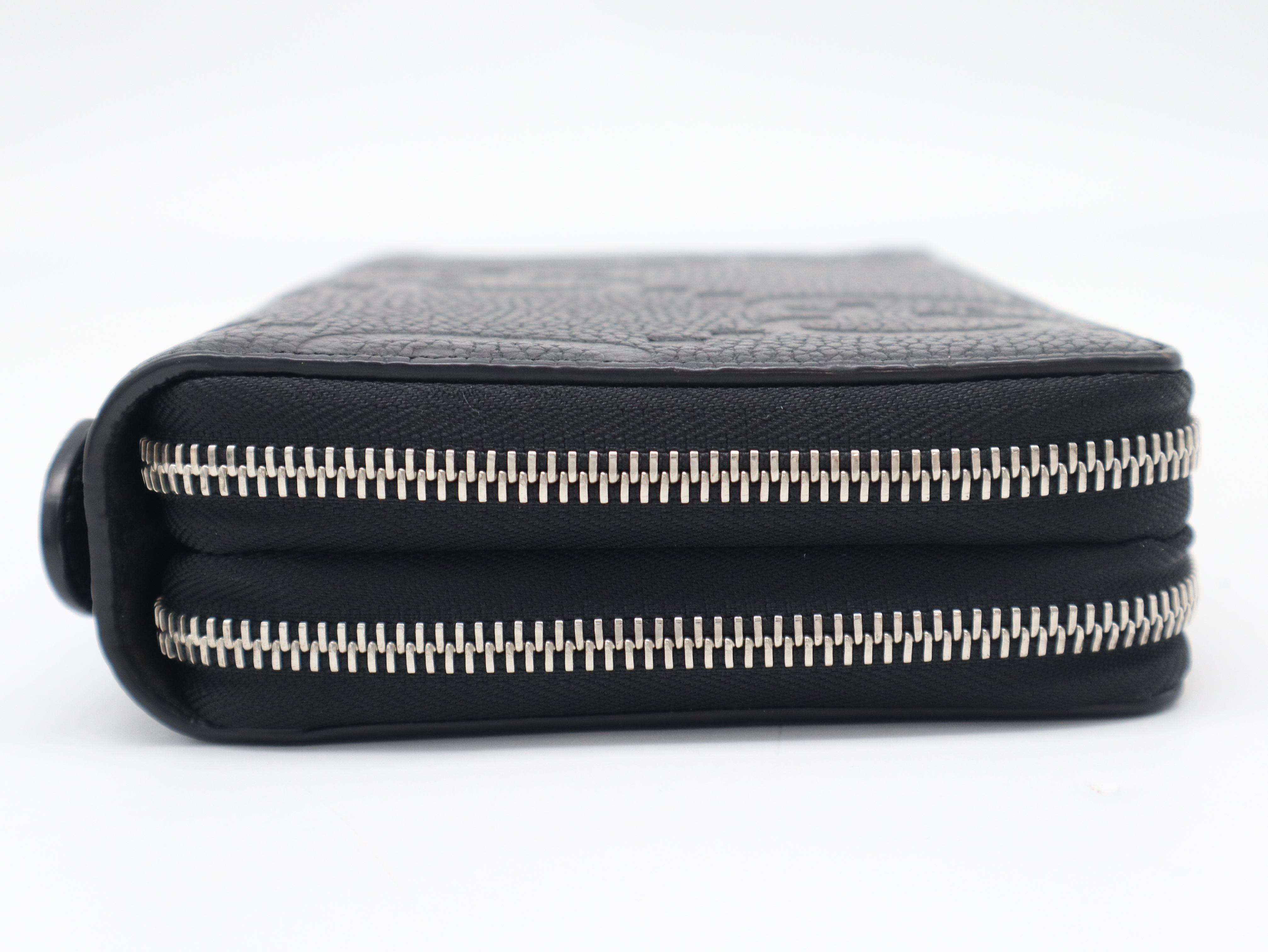 751760 Jumbo GG Leather Round Zip Wallet with Dust Bag — view 5
