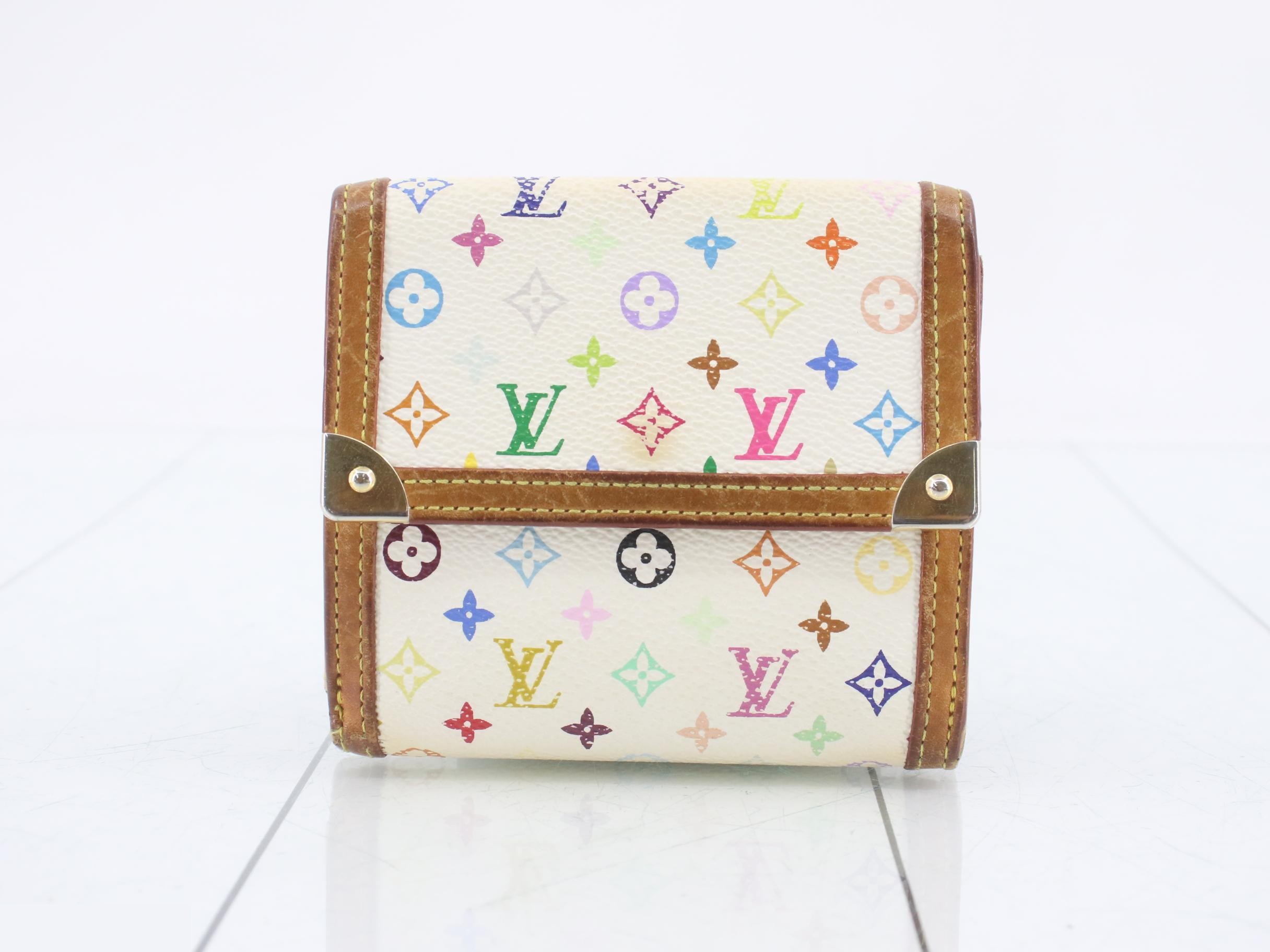 Multicolor folding wallet