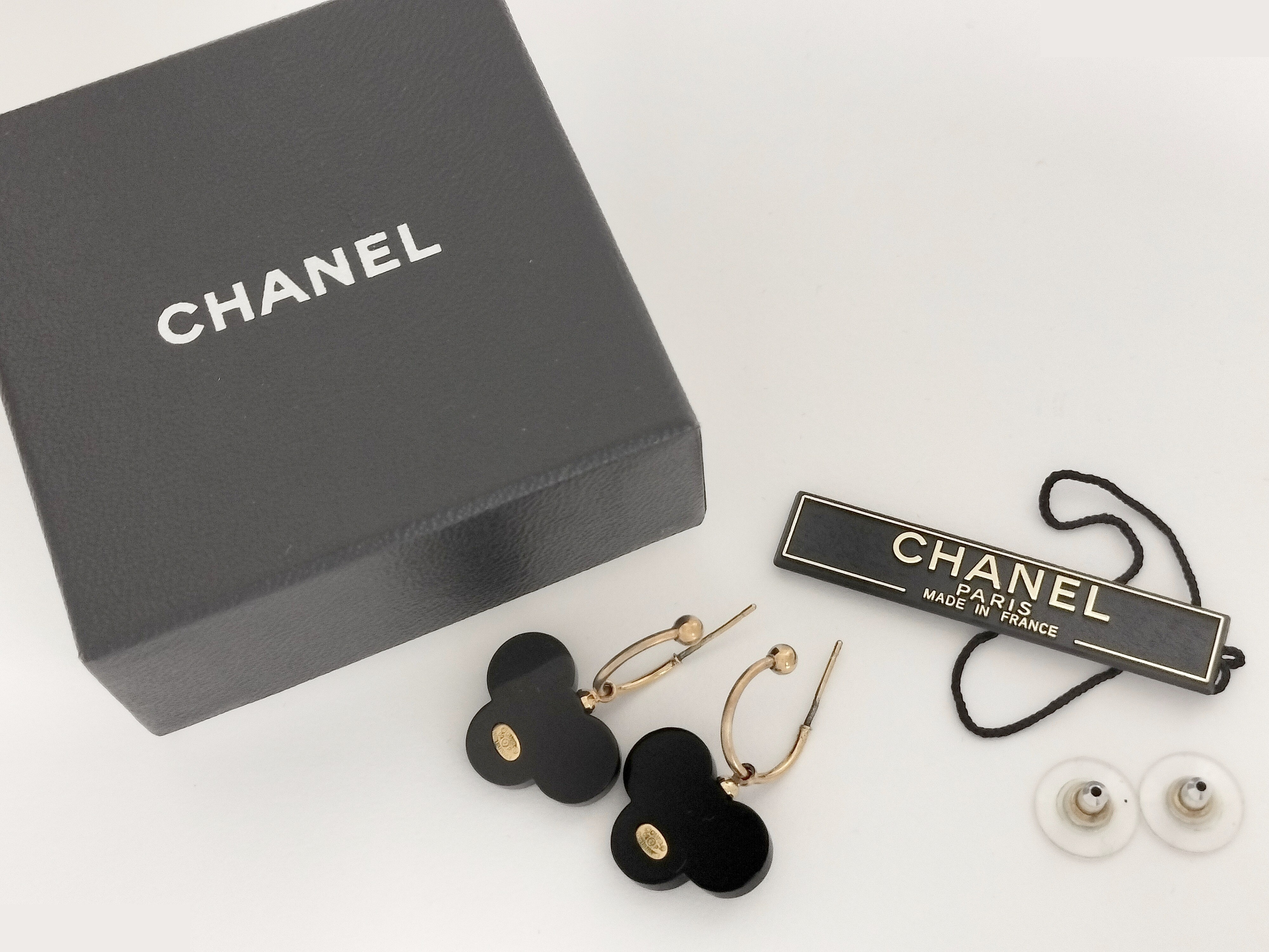 Coco Camellia Hoop Earrings — view 2
