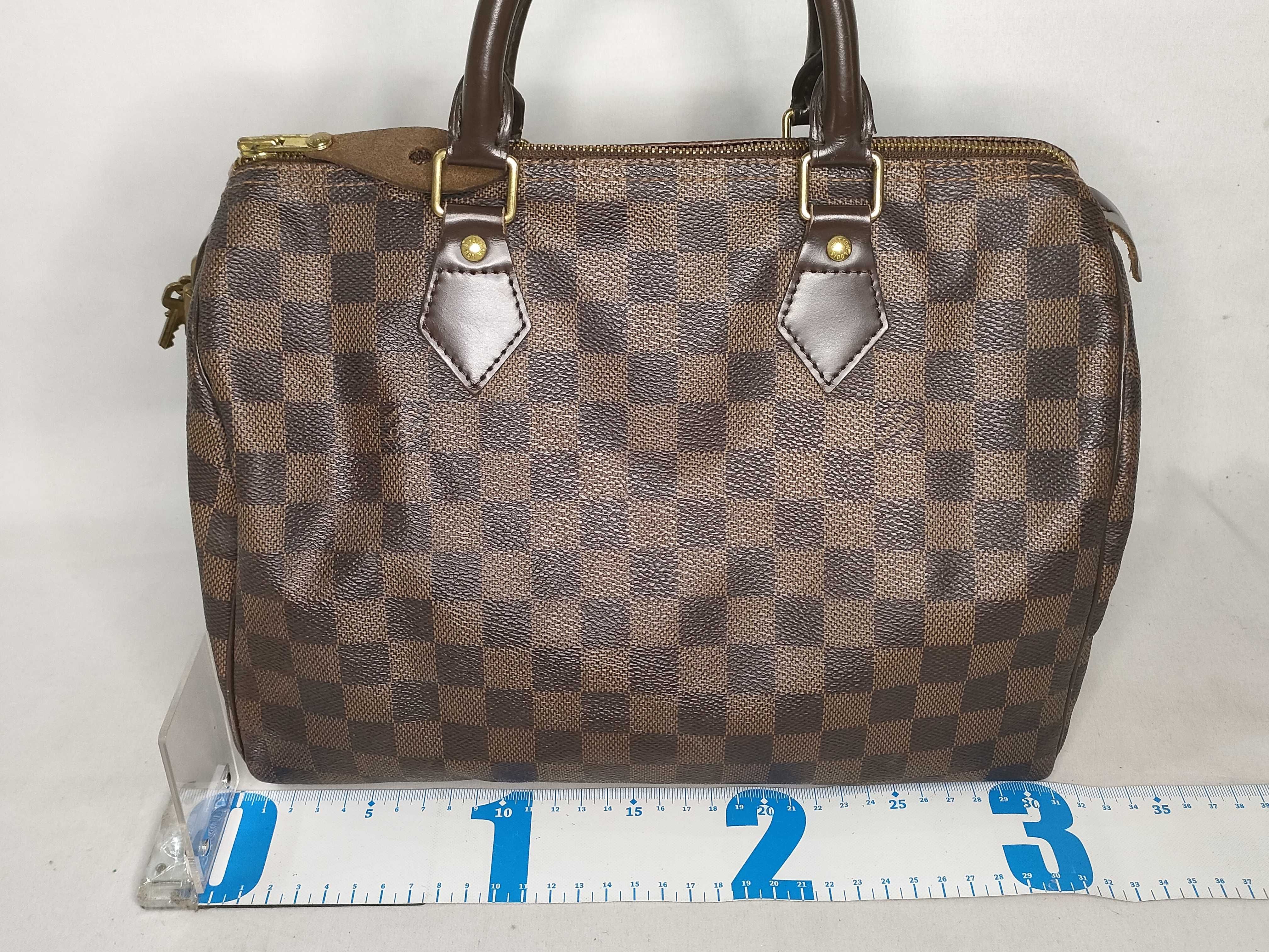 Damier FR- Damier Speedy 30 N41531 Brown Handbag — view 2