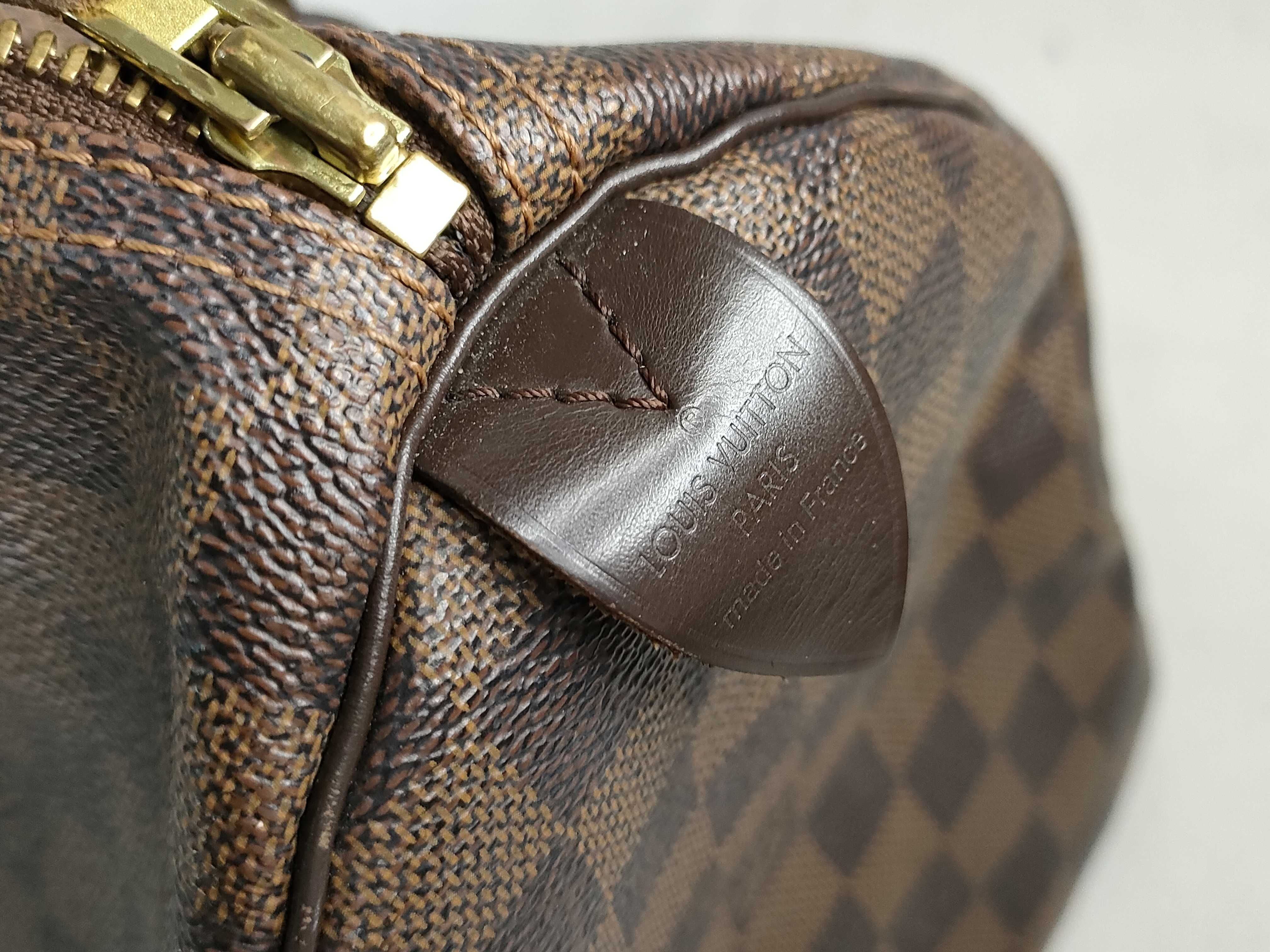 Damier FR- Damier Speedy 30 N41531 Brown Handbag — view 12