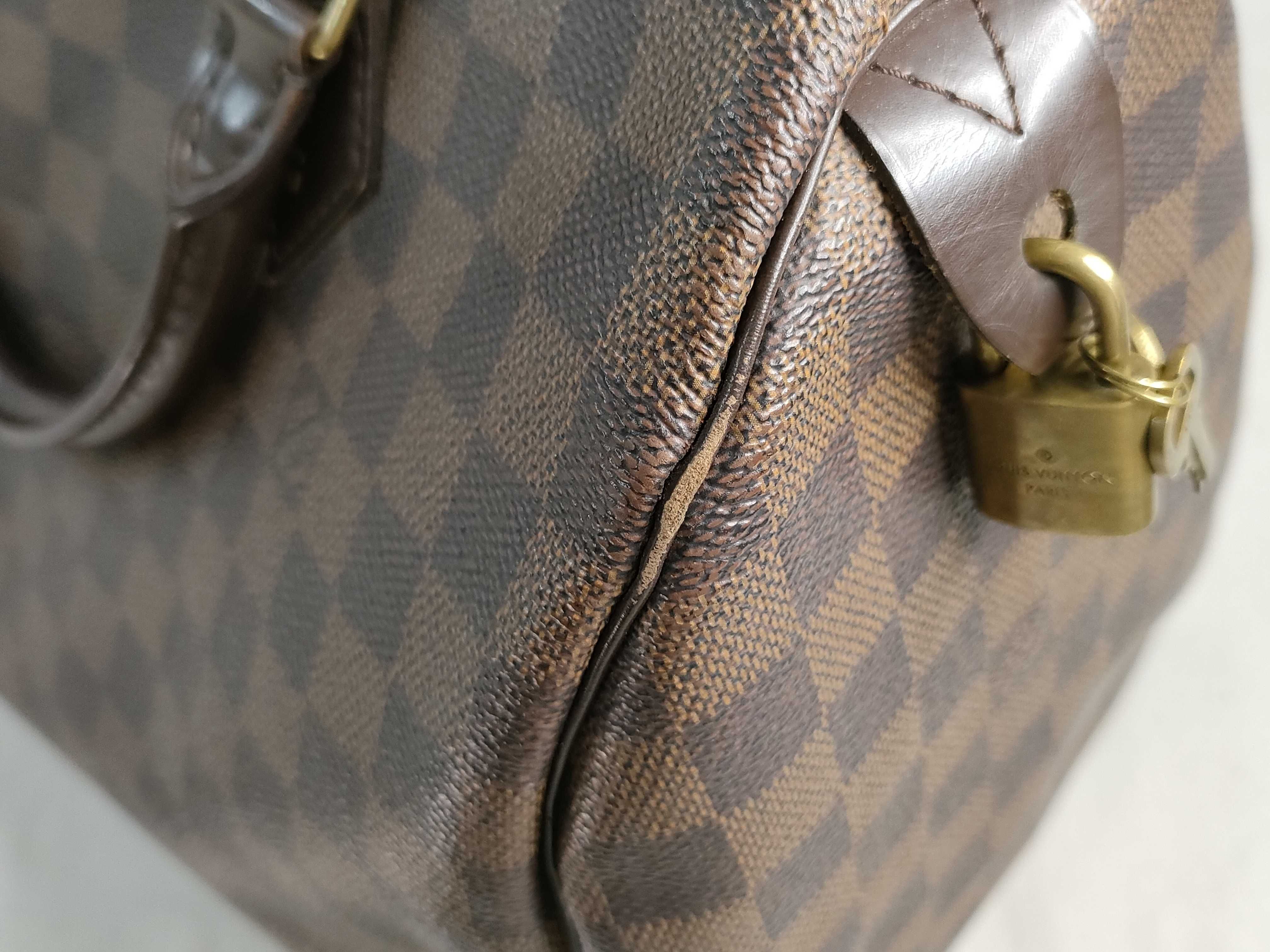 Damier FR- Damier Speedy 30 N41531 Brown Handbag — view 14