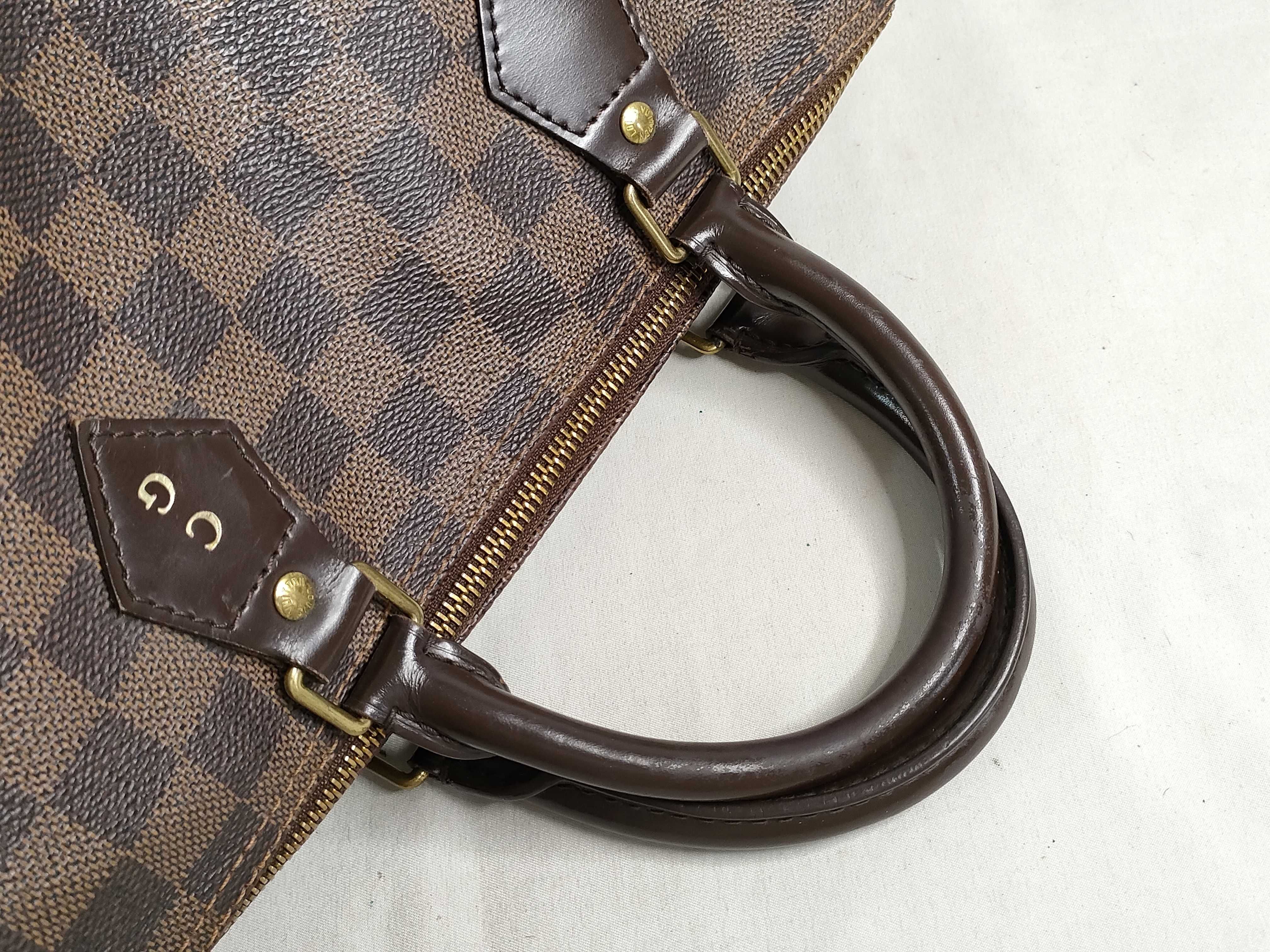 Damier FR- Damier Speedy 30 N41531 Brown Handbag — view 3